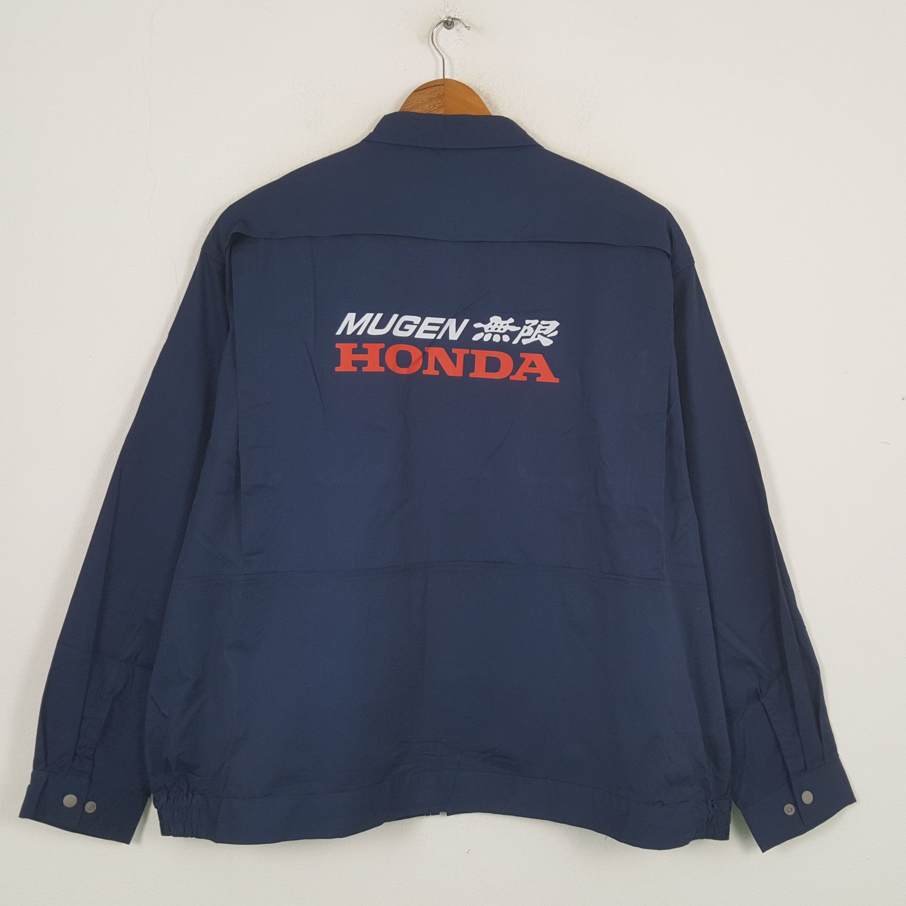 Japanese Brand × Vintage Vintage MUGEN HONDA Japan Racing Team Custom Jacket C287N19 Size US XXL / EU 58 / 5 - 1 Thumbnail