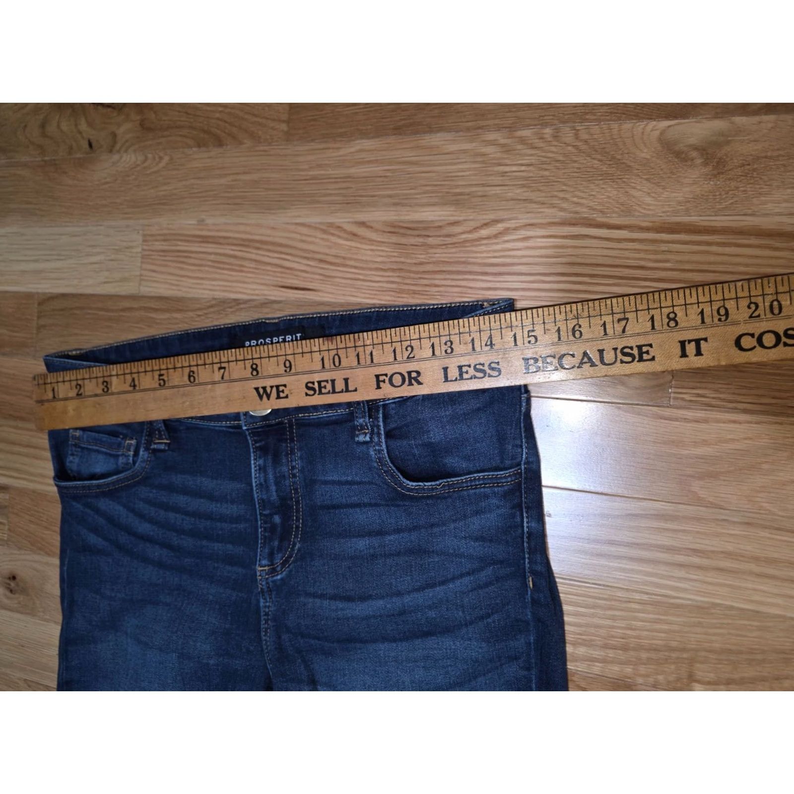 Denime Prosperit Jeans Women's Size 28 Blue Denim 5-Pocket Low Rise Ankle Stretch Cotton Shirt? Size 28" / US 6 / IT 42 - 5 Thumbnail