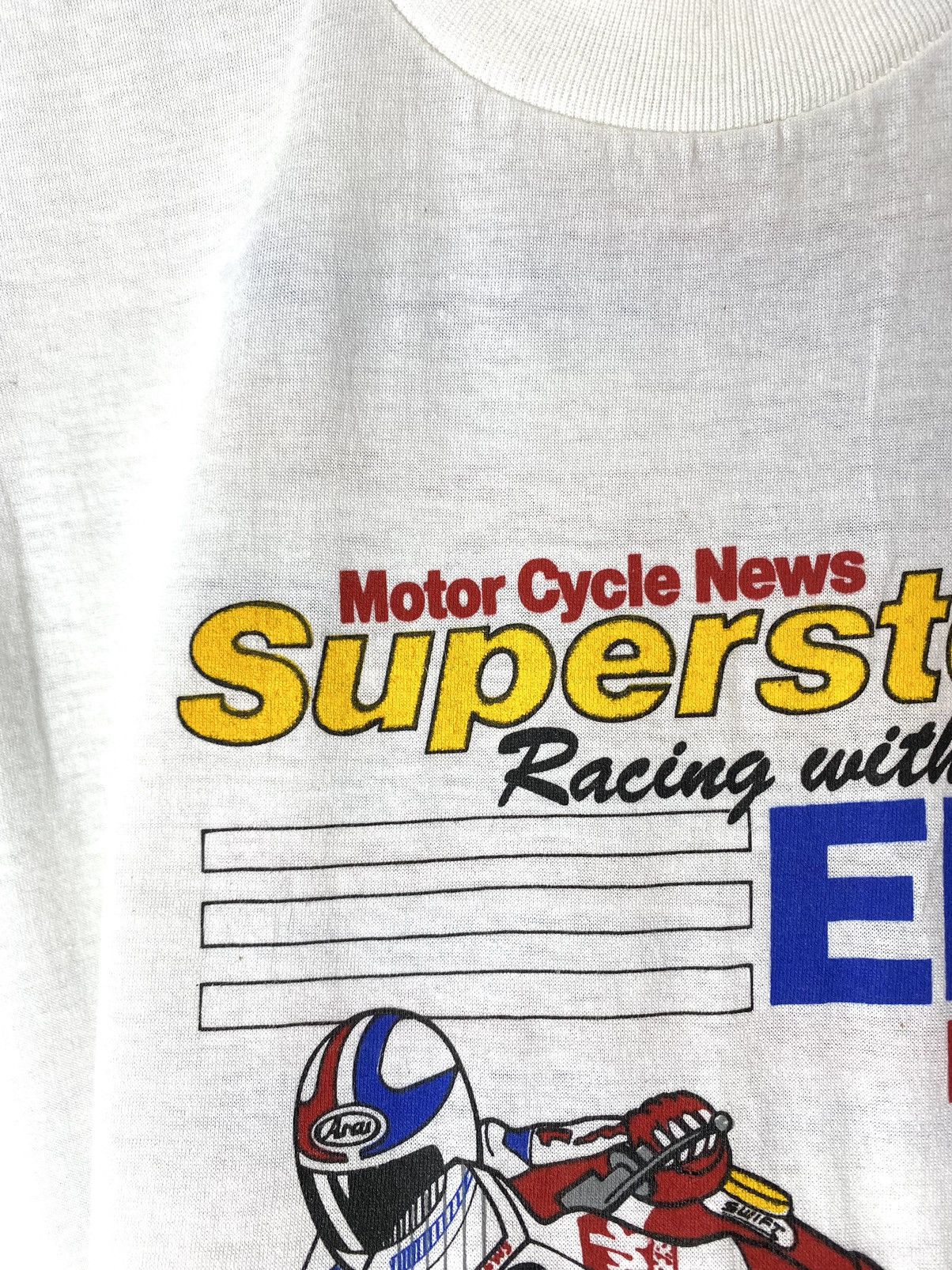 Honda Rare! Vintage 1980s Dunlop Honda Racing T Shirt World Racing Size US M / EU 48-50 / 2 - 9 Thumbnail