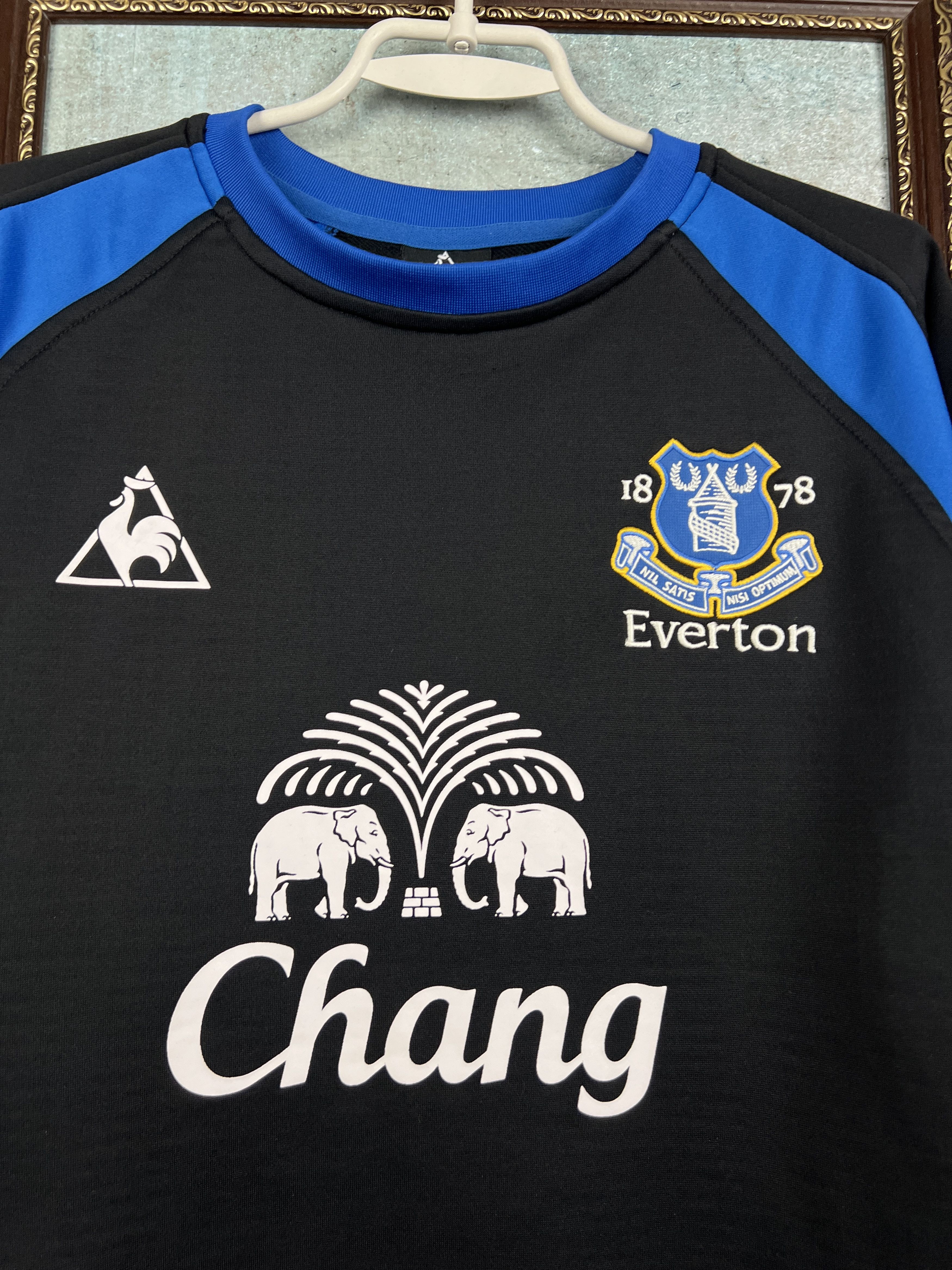 Le Coq Sportif Vintage Everton Football Sweatshirt Soccer Crewneck Track Size US L / EU 52-54 / 3 - 3 Thumbnail