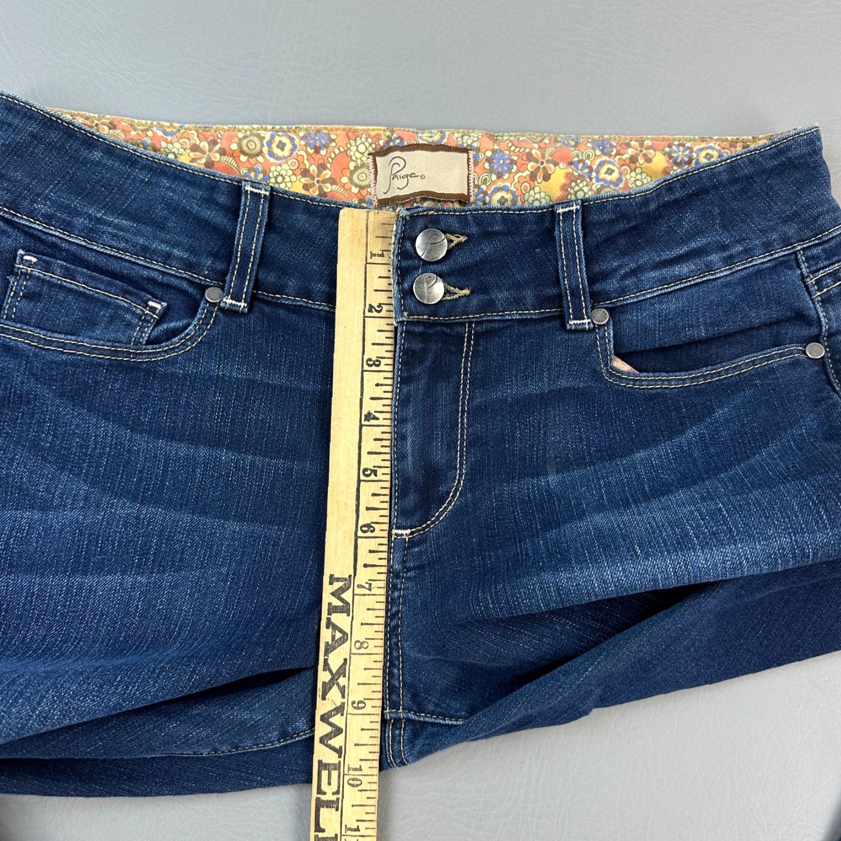 Paige Paige Jeans Women's 30 32x32 Dark Wash Premium Denim H.H Bootcut Stretch USA Y2K Jeans Size 30" / US 8 / IT 44 - 5 Thumbnail