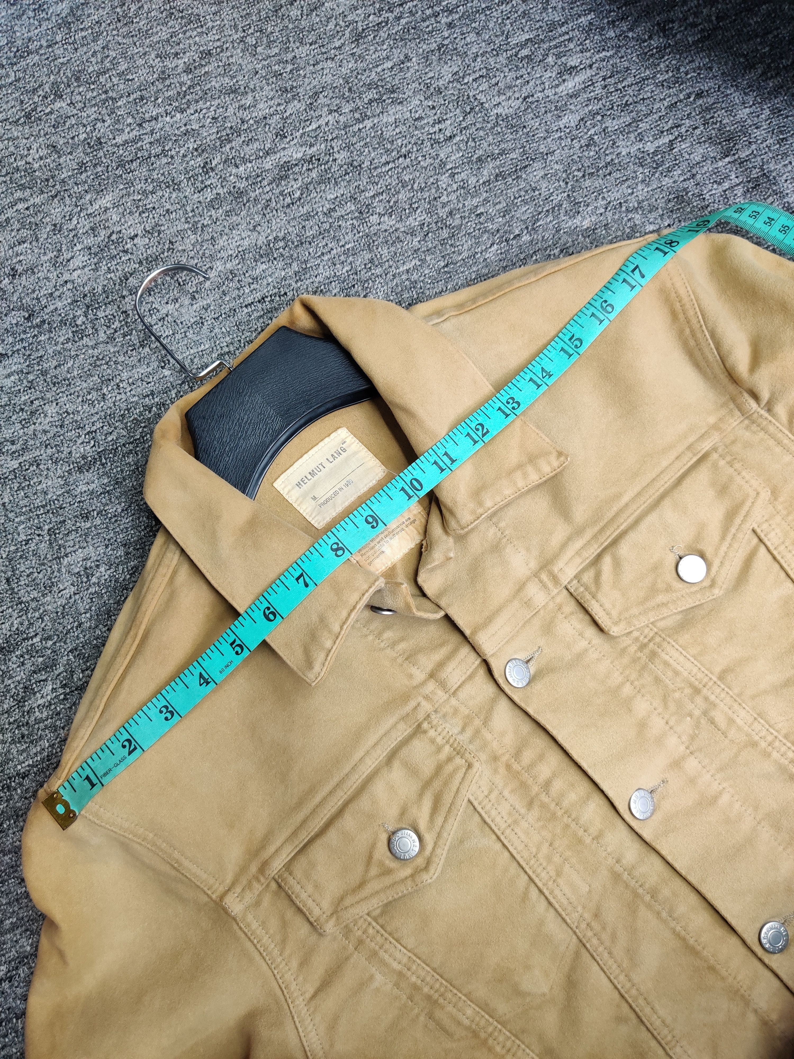 Helmut Lang Vintage Helmut Lang Cotton Beige Trucker Jacket Size US M / EU 48-50 / 2 - 16 Thumbnail