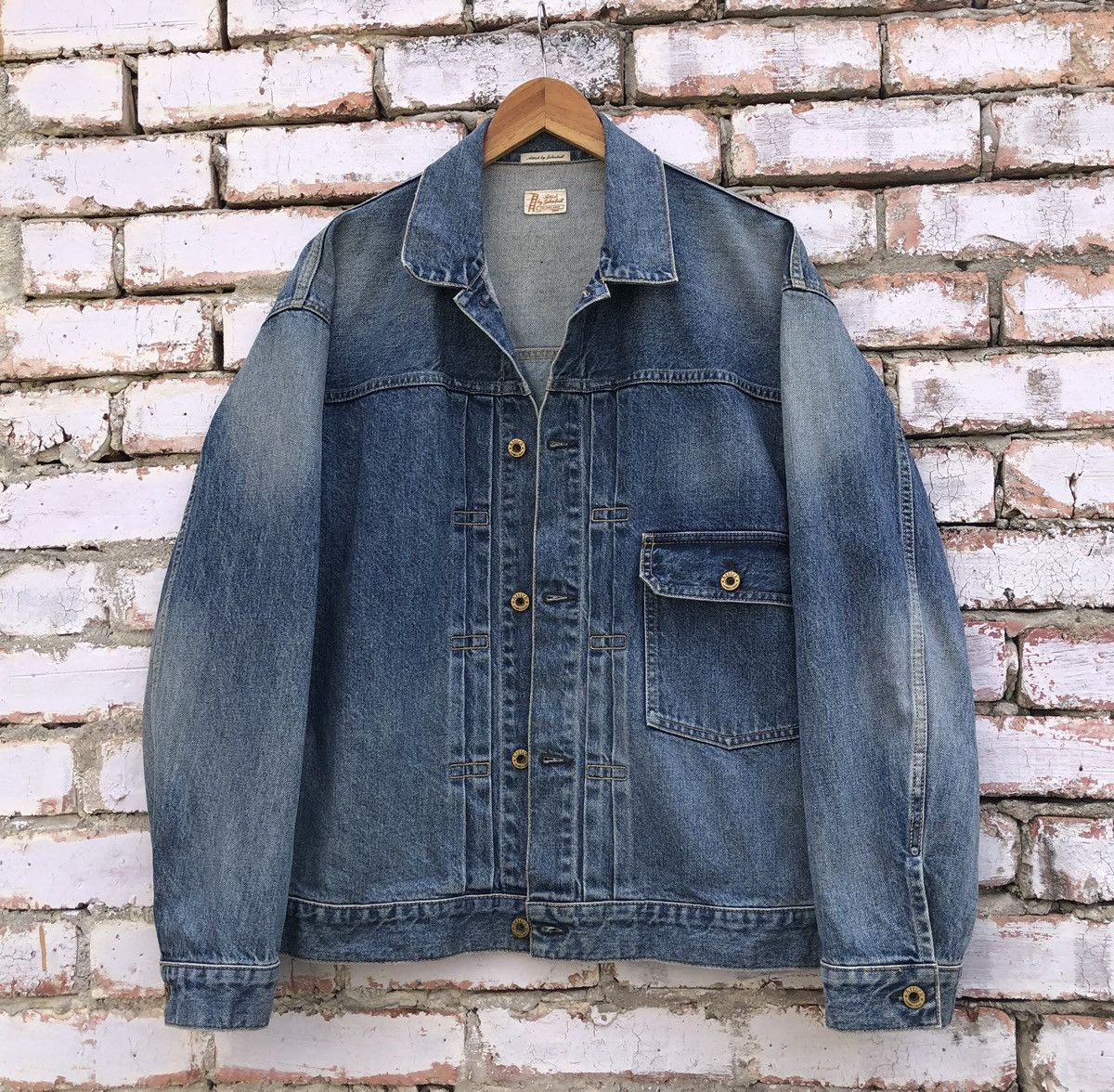 Johnbull Attick by Johnbull Type 1 Denim Jacket Made In Japan Size US L / EU 52-54 / 3 - 5 Thumbnail