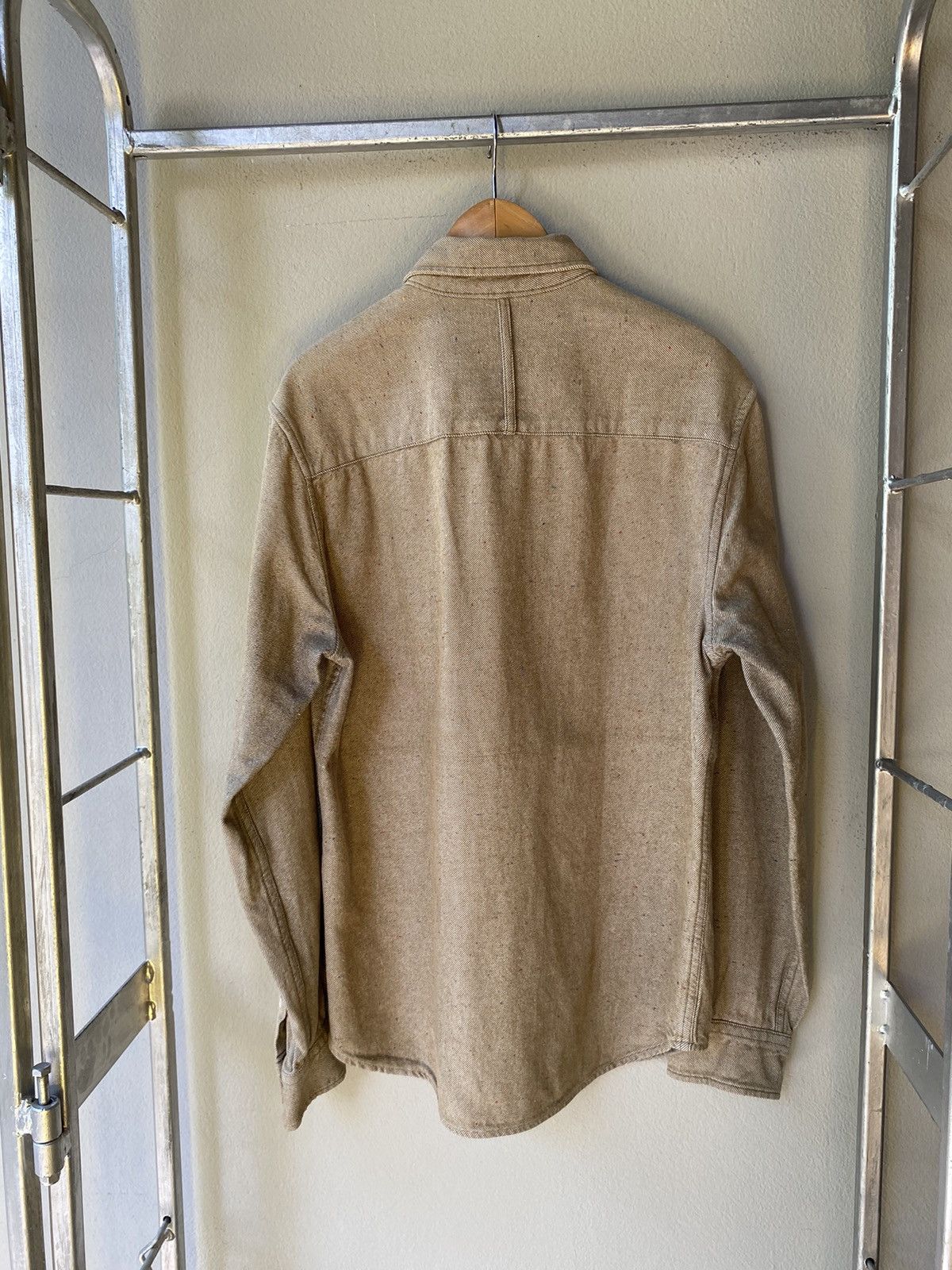 Designer × Japanese Brand INHERIT Brown Collared Shirt. Size US M / EU 48-50 / 2 - 19 Thumbnail