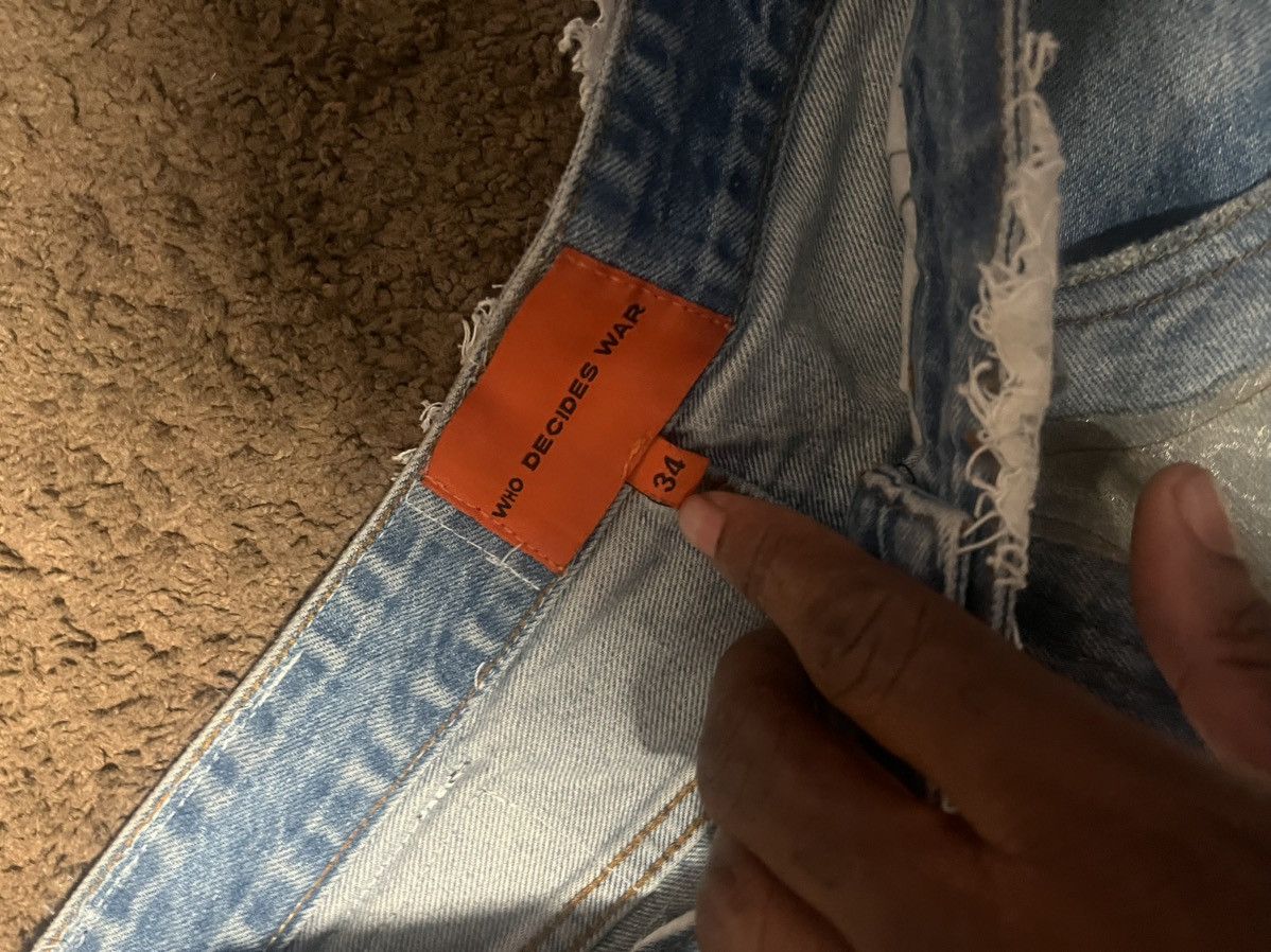 Ev Bravado Who Decides War Lace Detail Jeans Size US 34 / EU 50 - 7 Thumbnail
