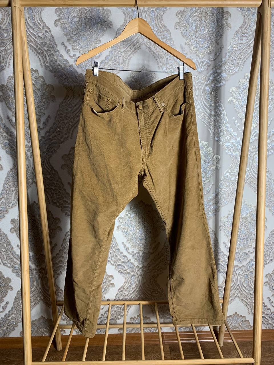 Levi's × Vintage VERY RARE LEVIS 514 VELVET PANTS MADE IN USA Y2K 90s RETRO Size US 38 / EU 54 - 5 Thumbnail