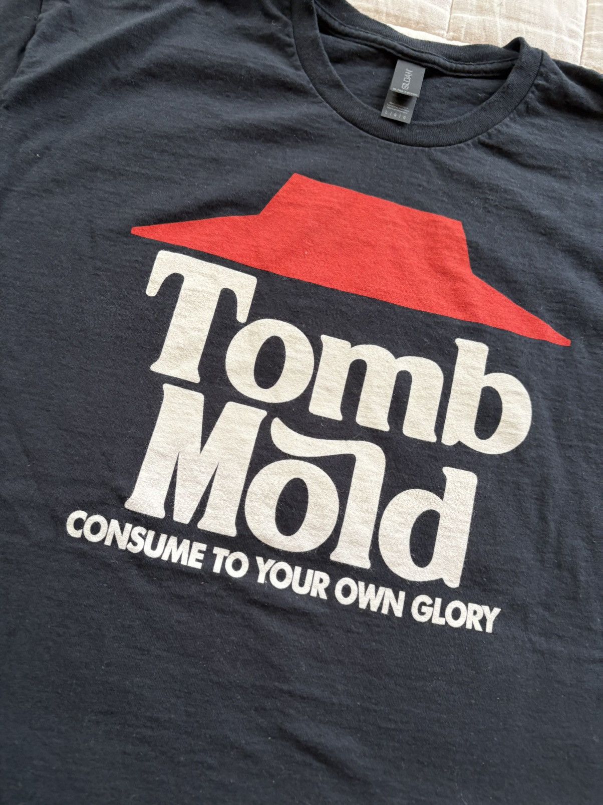 Gildan Tomb Mold Pizza Hut T Shirt Size US L / EU 52-54 / 3 - 2 Thumbnail