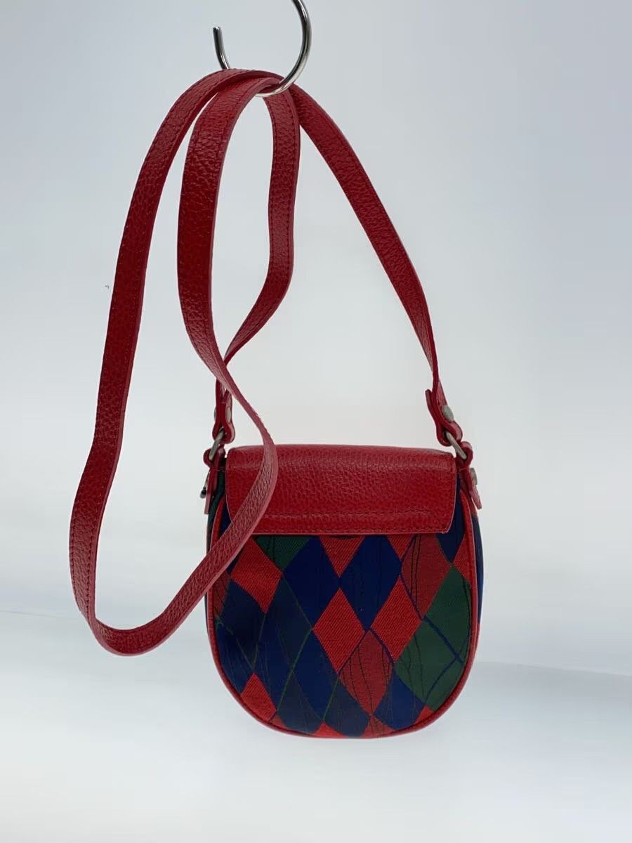 Vivienne Westwood Plaid Orb Leather Shoulder Bag Size ONE SIZE - 3 Thumbnail