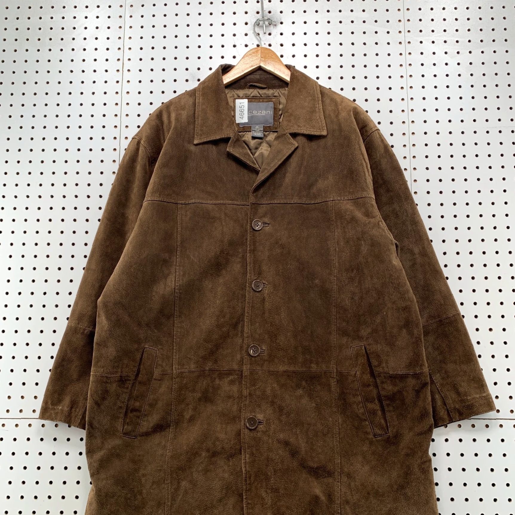 Vintage VINTAGE Cezani Leather Car Barn Coat Mens XL Brown Suede Quilt Lined Coat Mens XL Brown Leather Suede Quilt Lined Vintage Cezani Mens XL Brown Size US XL / EU 56 / 4 - 4 Thumbnail
