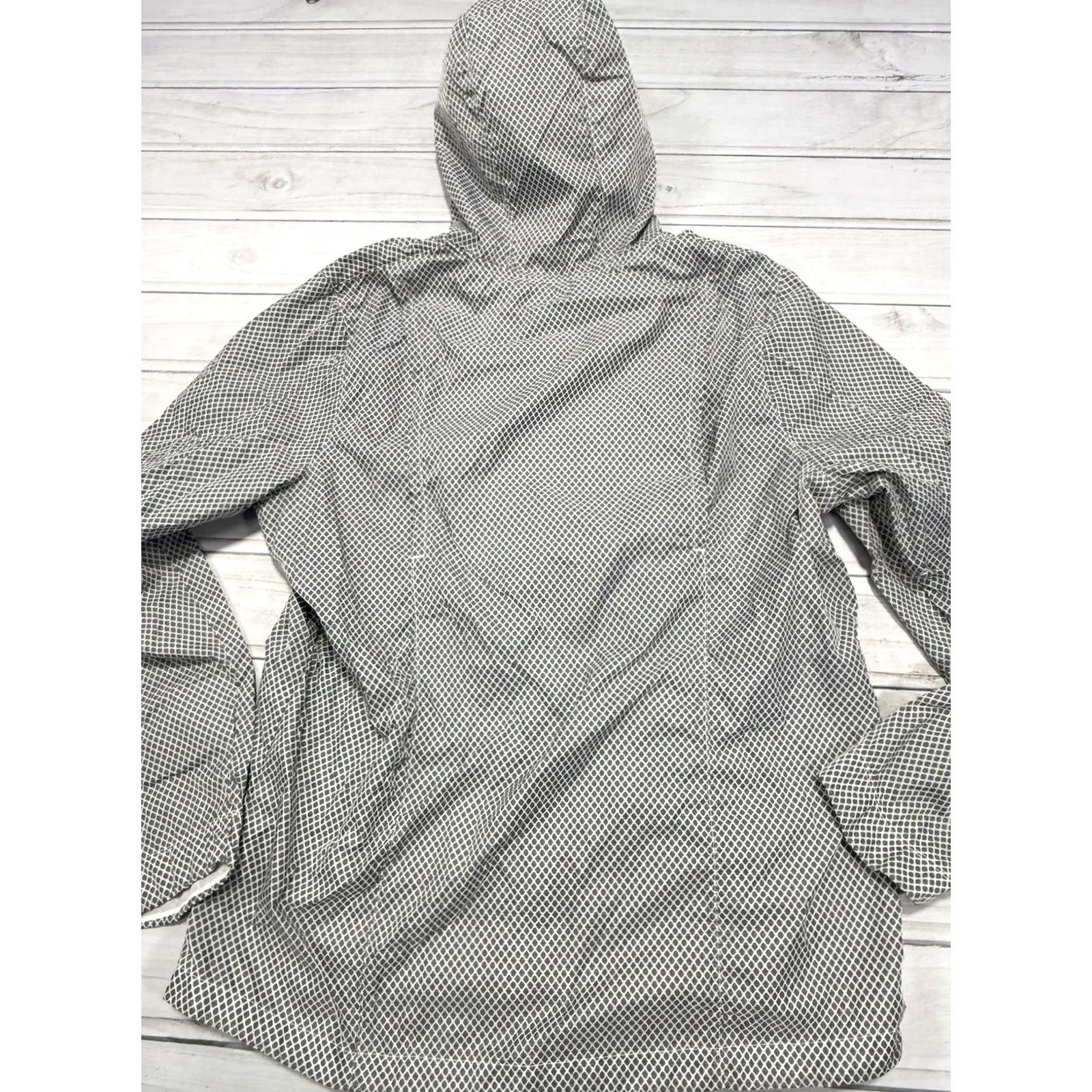 Nike Nike Basketball Jacket Men Large Gray Shield Full Zip Hooded Windbreaker 848531-010 Size US L / EU 52-54 / 3 - 3 Thumbnail
