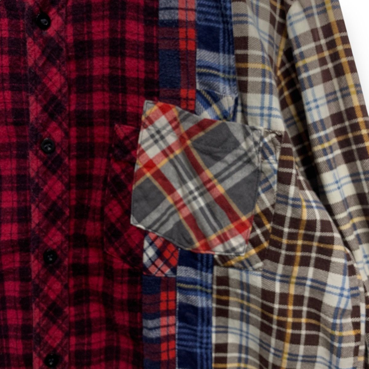 Needles Needles Rebuild 7 Cut Oversized Flannel Shirt Size US S / EU 44-46 / 1 - 4 Thumbnail