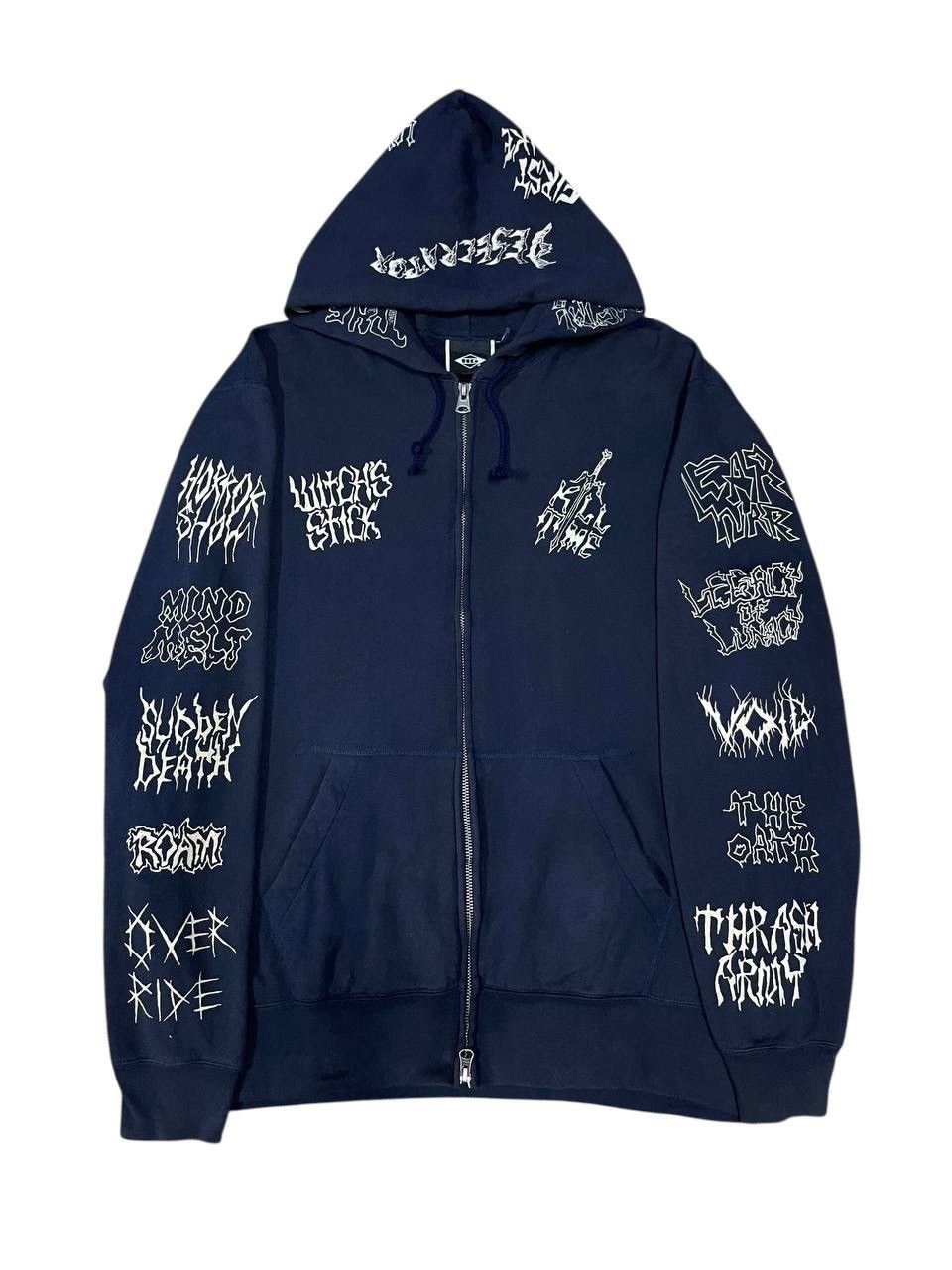y2k❤️00s HYSTERIC GLAMOUR 宇宙 ロゴ ジップパーカー y2k 00s HYSTERIC GLAMOUR スカル デカロゴ ジップパーカー 希少