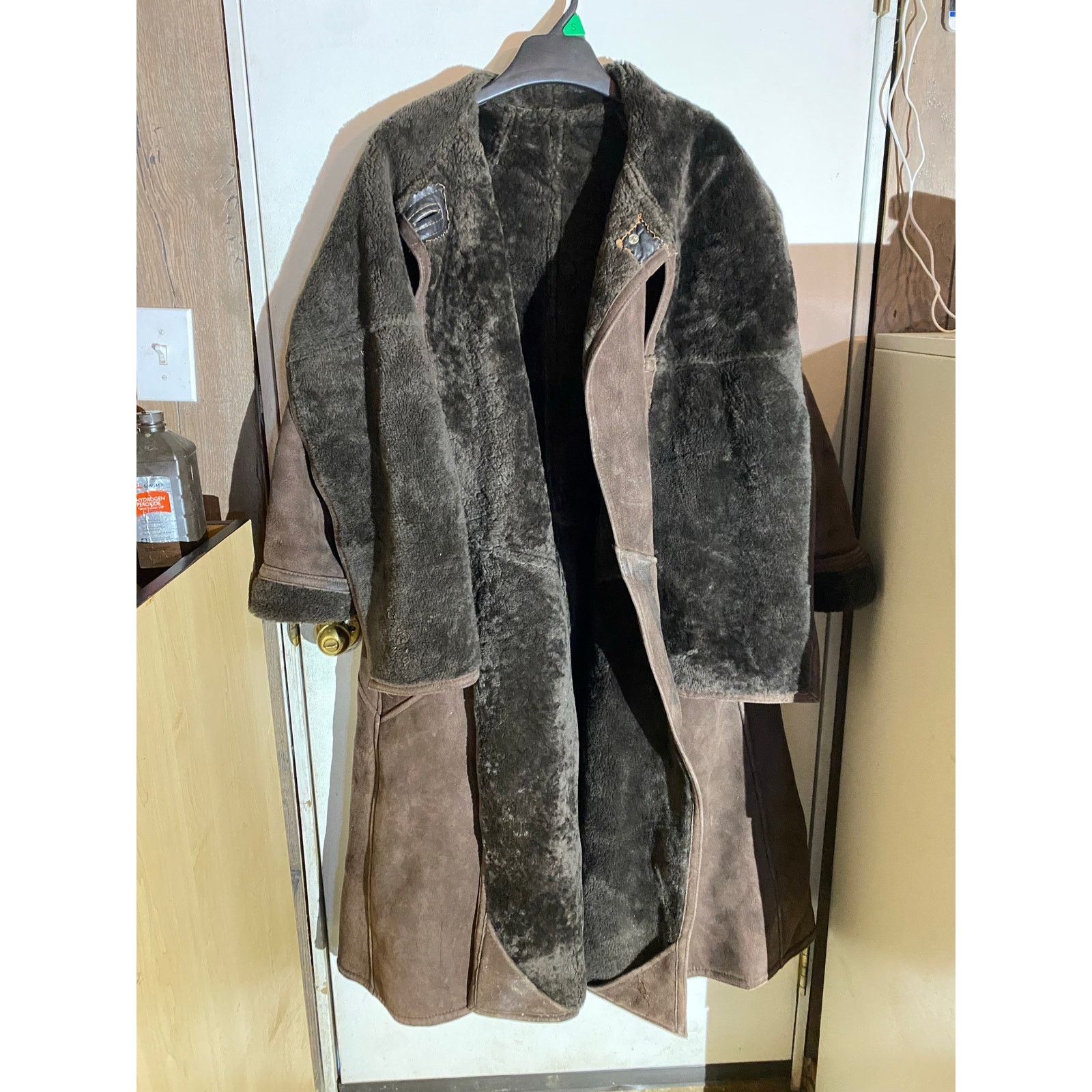 Other French Creek Sheep & Wool 100% Leather/Suede/Shearling Coat Size XL / US 12-14 / IT 48-50 - 12 Thumbnail
