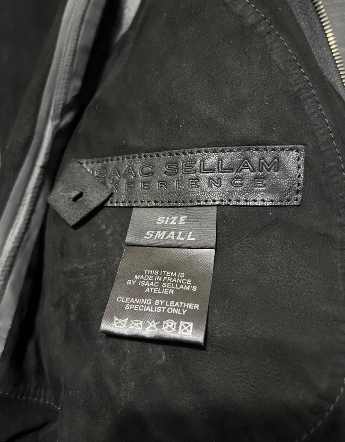 Isaac Sellam Experience ISAAC SELLAM French Leather King Bomber Keel Leather Jacket Size US S / EU 44-46 / 1 - 6 Thumbnail