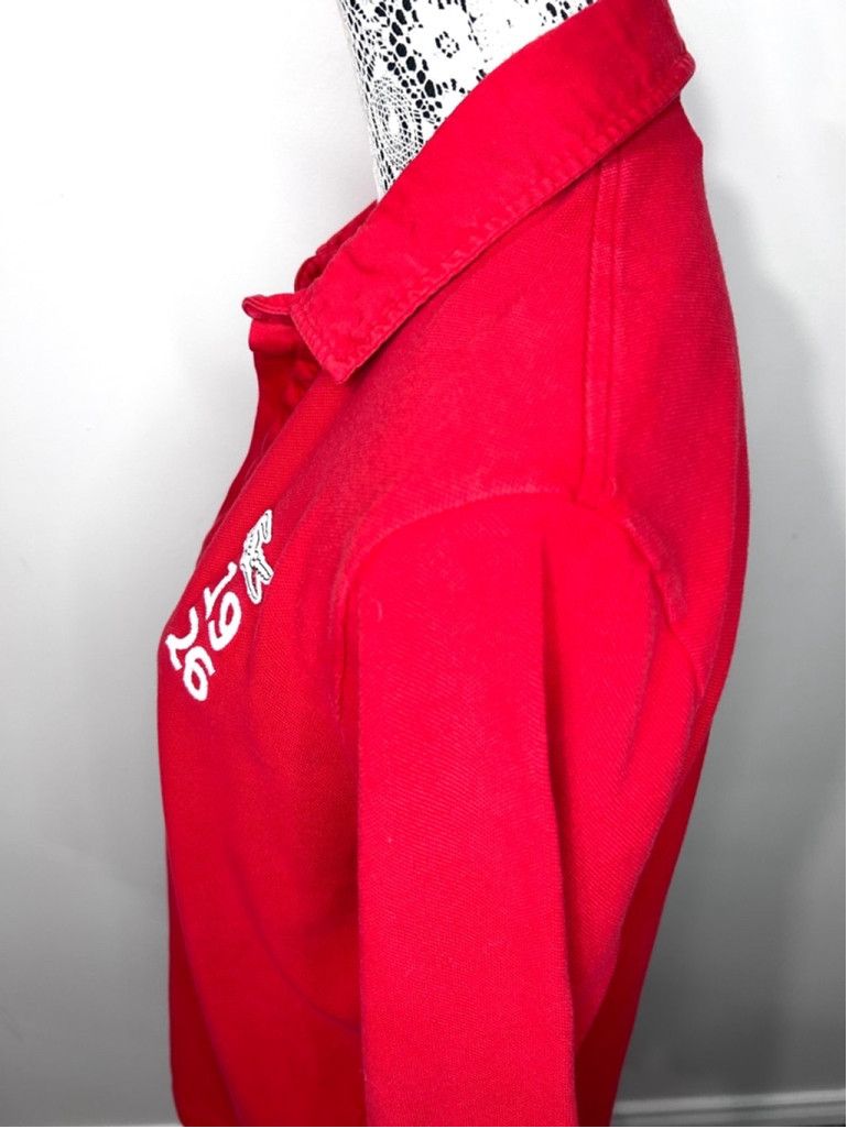 Lacoste Men's Lacoste Red Long Sleeve Polo Shirt Size L Size US L / EU 52-54 / 3 - 6 Thumbnail