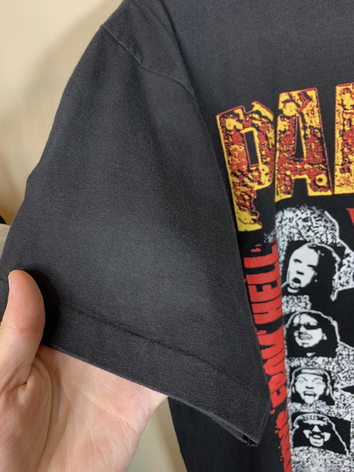 Band Tees × Vintage *RARE* Vintage 90s Pantera Winterland Test Print Band Shirt Size US L / EU 52-54 / 3 - 5 Thumbnail