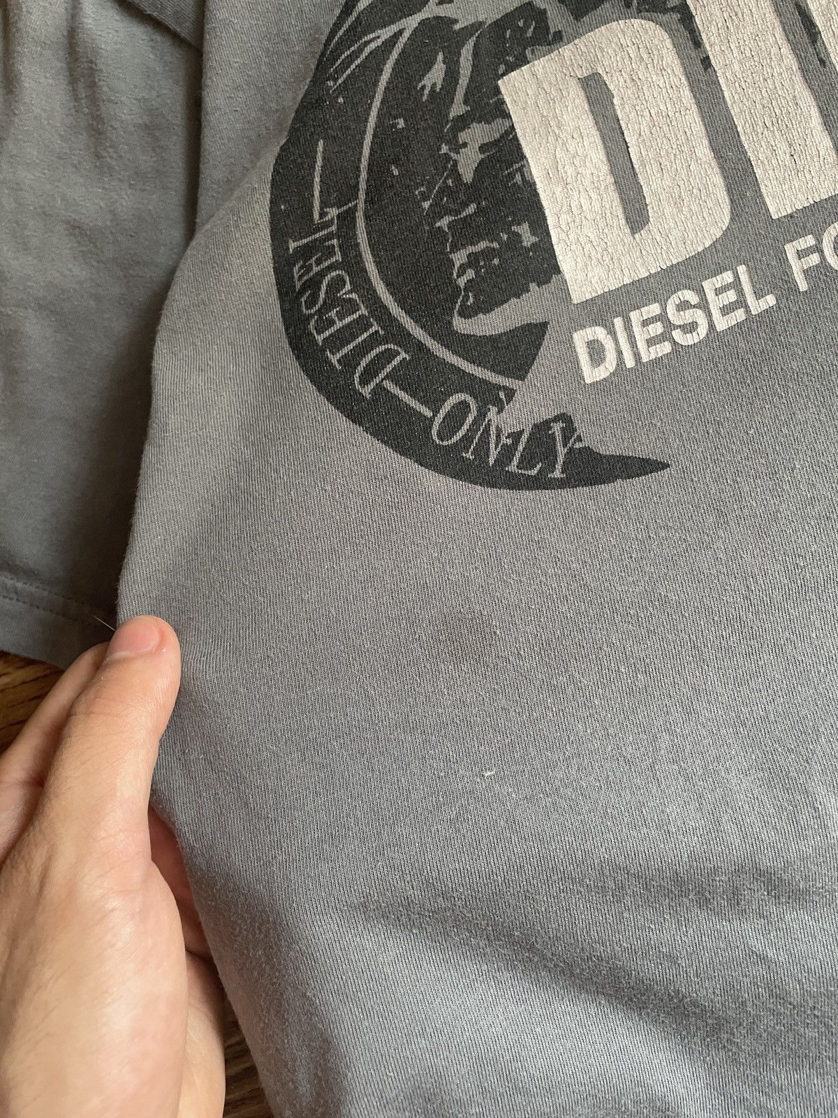 Diesel 90s Diesel Vintage T-Shirt Avant Garde Big Logo Size US XL / EU 56 / 4 - 4 Thumbnail