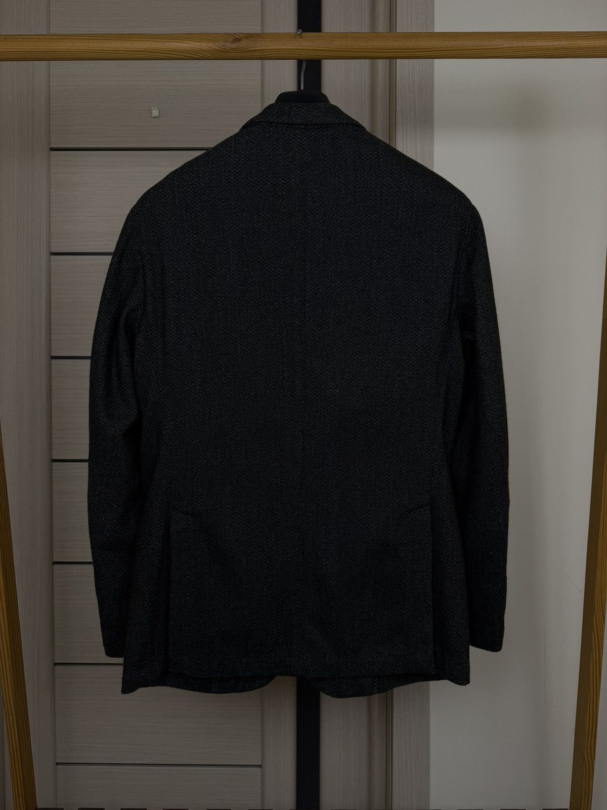 Other Rose and Born Lubiam unlined Mesh Wool Sport Blazer Jacket Size 50L - 7 Thumbnail