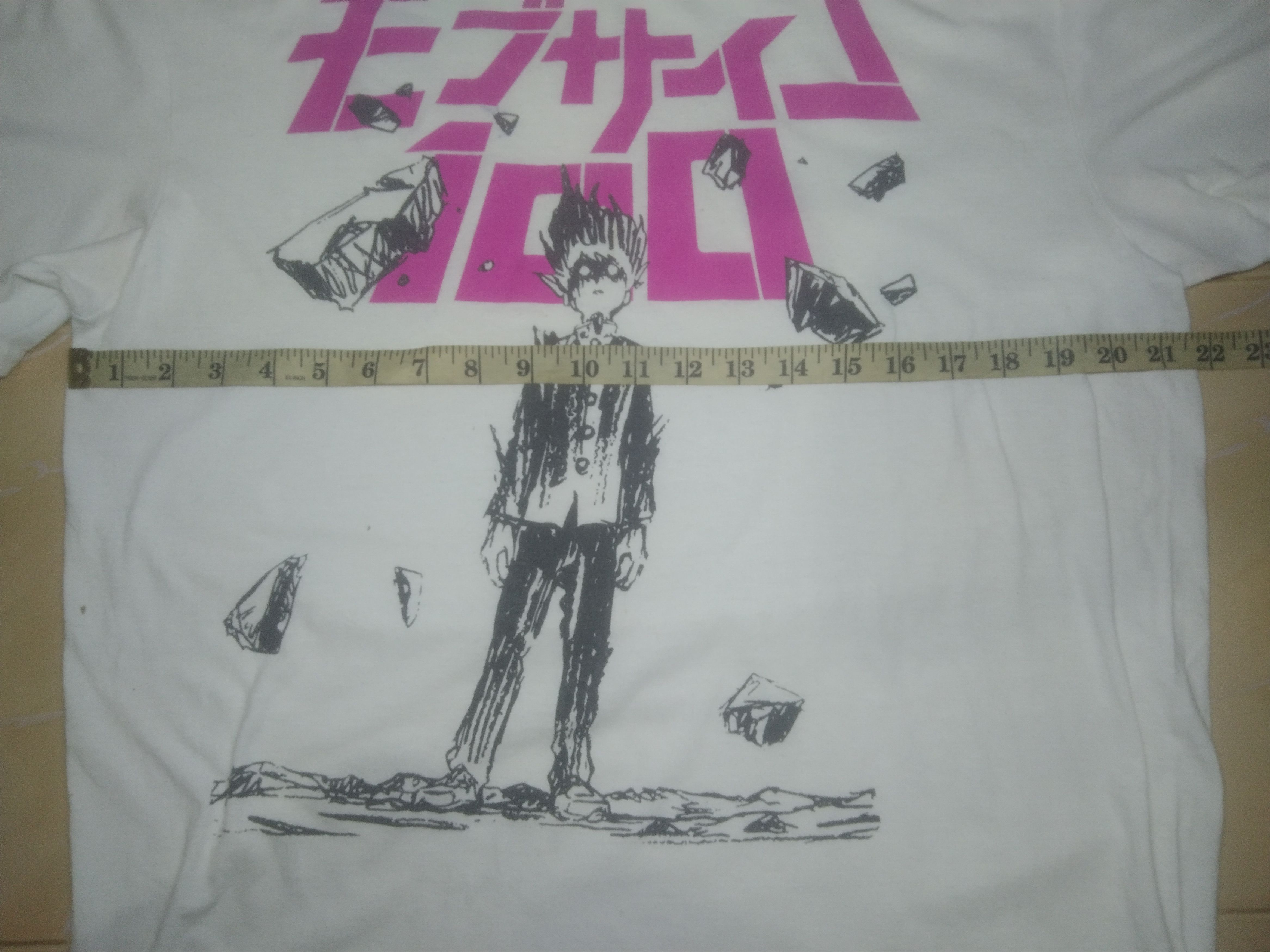 Anime Mob Psycho 100 ©️ Crunchyroll 2010 t-shirt Size US L / EU 52-54 / 3 - 6 Thumbnail