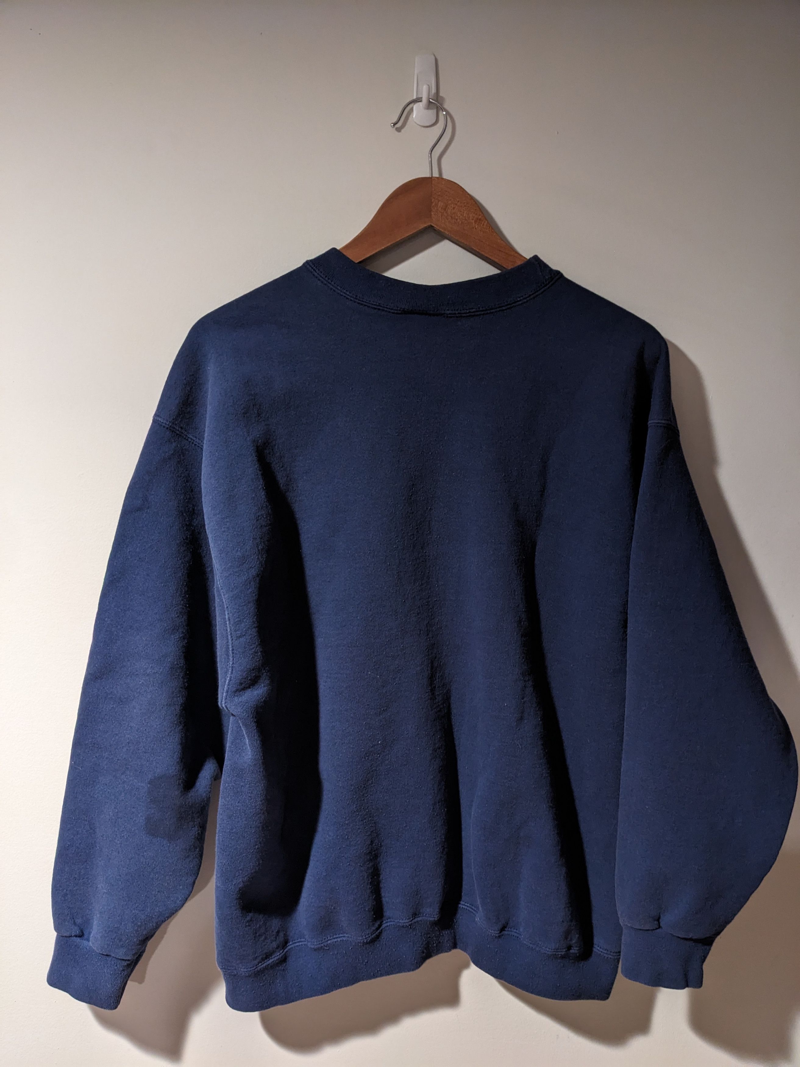 Nike × Vintage Vintage 90s Nike Mini Swoosh Essential Medium Sweatshirt Size US M / EU 48-50 / 2 - 6 Thumbnail
