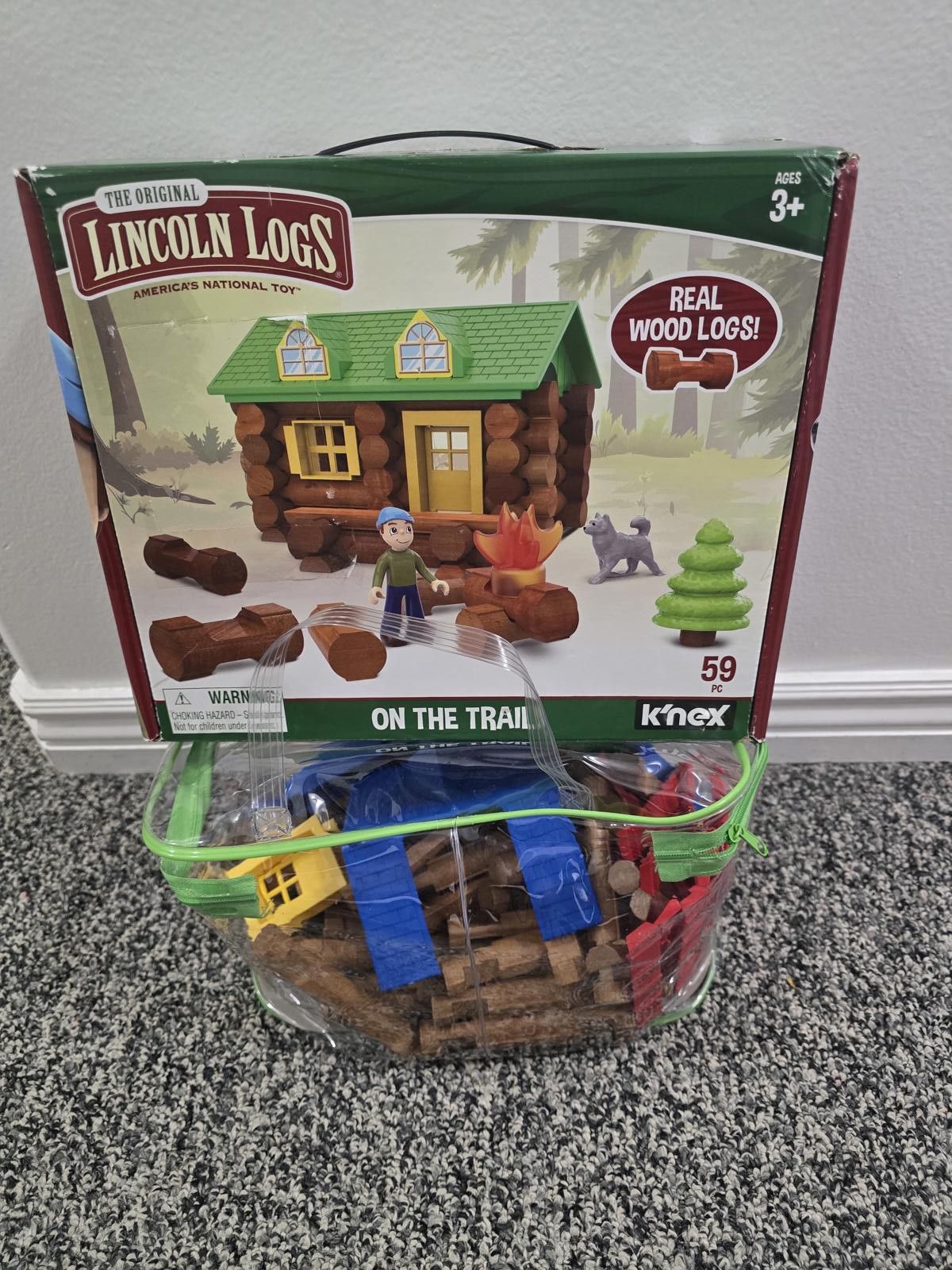 Other Lincoln Logs On The Trail Building Set with 150 + misc logs Size ONE SIZE - 1 Thumbnail