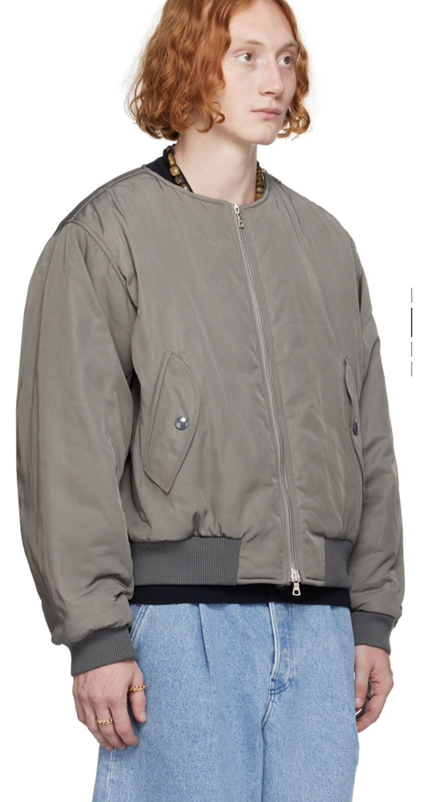 Dries Van Noten Dries Van Noten Collarless Bomber AW24 Size US M / EU 48-50 / 2 - 2 Thumbnail