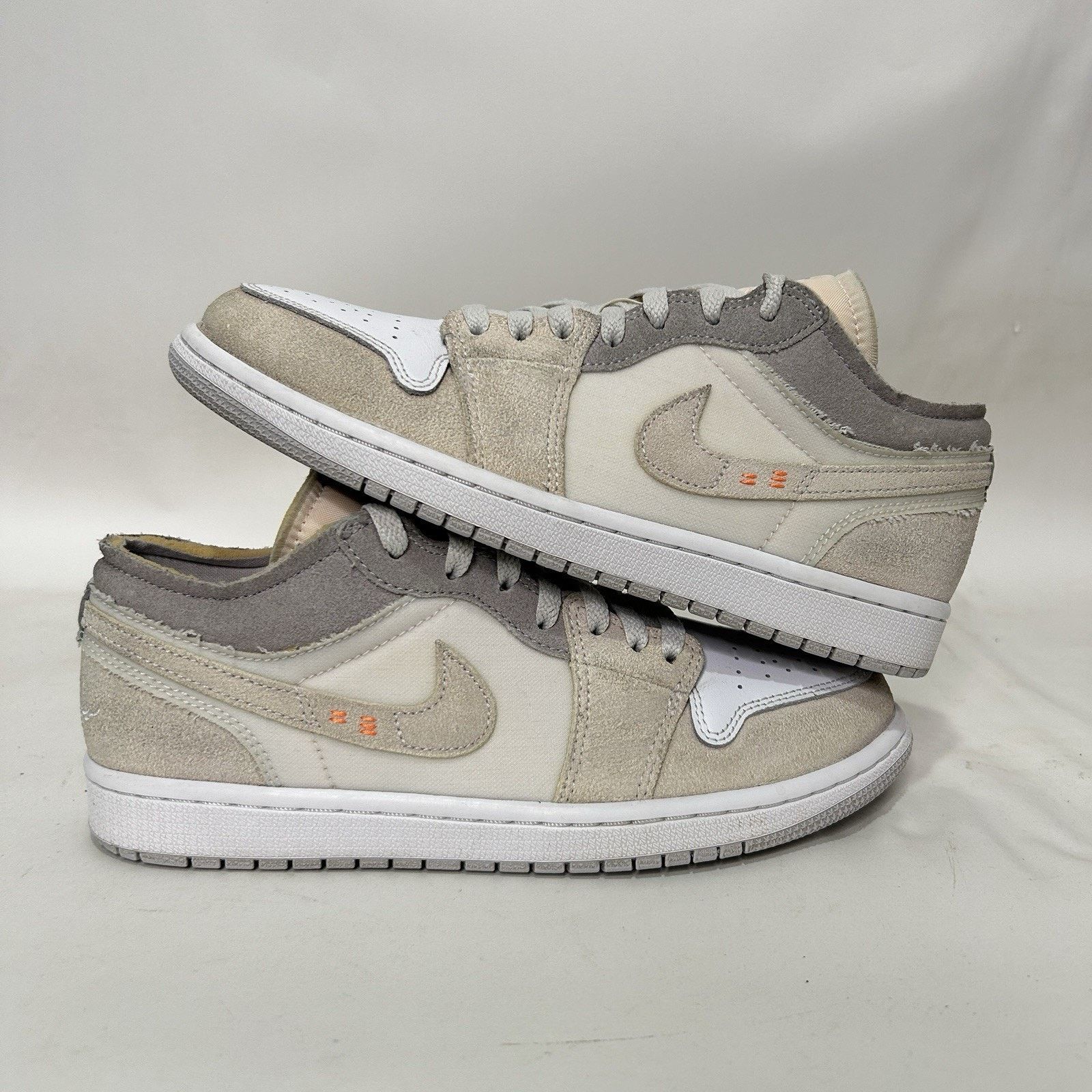 Nike Nike Air Jordan 1 Low Inside Out “Neutral Gray White” Size US 8 / EU 41 - 1 Thumbnail