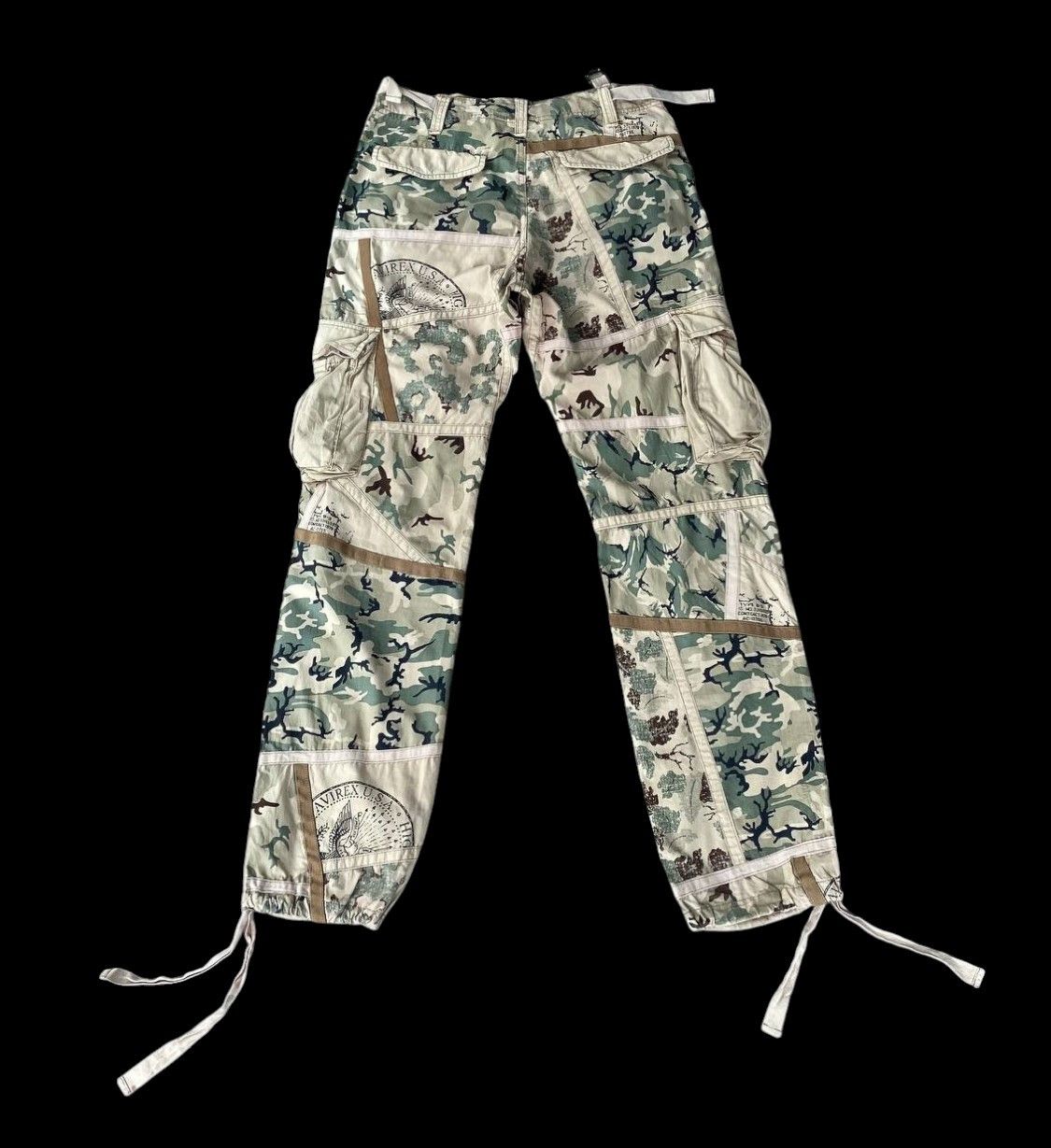 Avirex × Vintage RARE VINTAGE AVIREX CARGO PANELLED CAMO SPLIT DESIGN Size US 29 - 6 Thumbnail