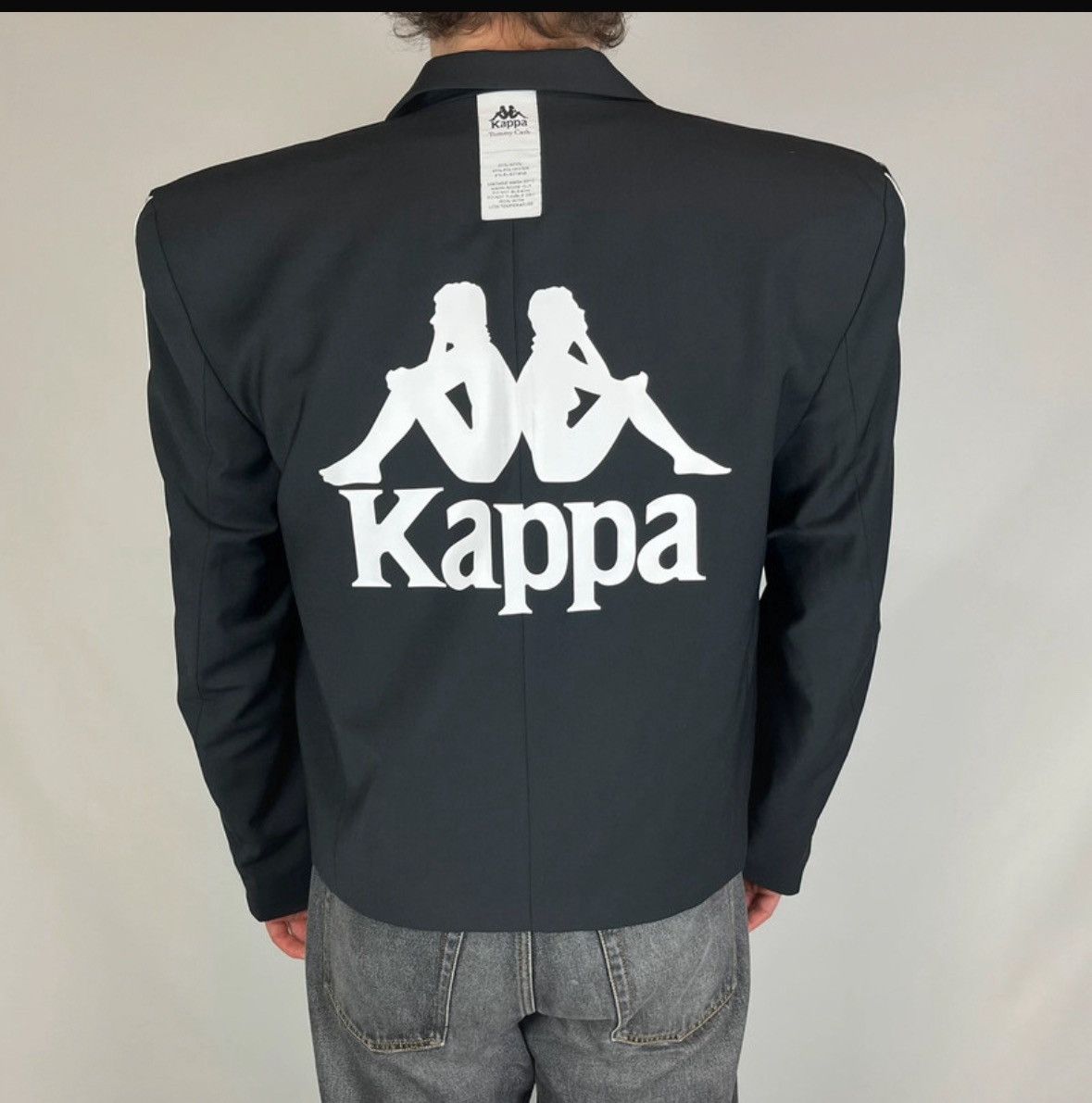 Kappa Kappa x Tommy cash oversize cropped boxy fit jacket Size 50R - 2 Thumbnail