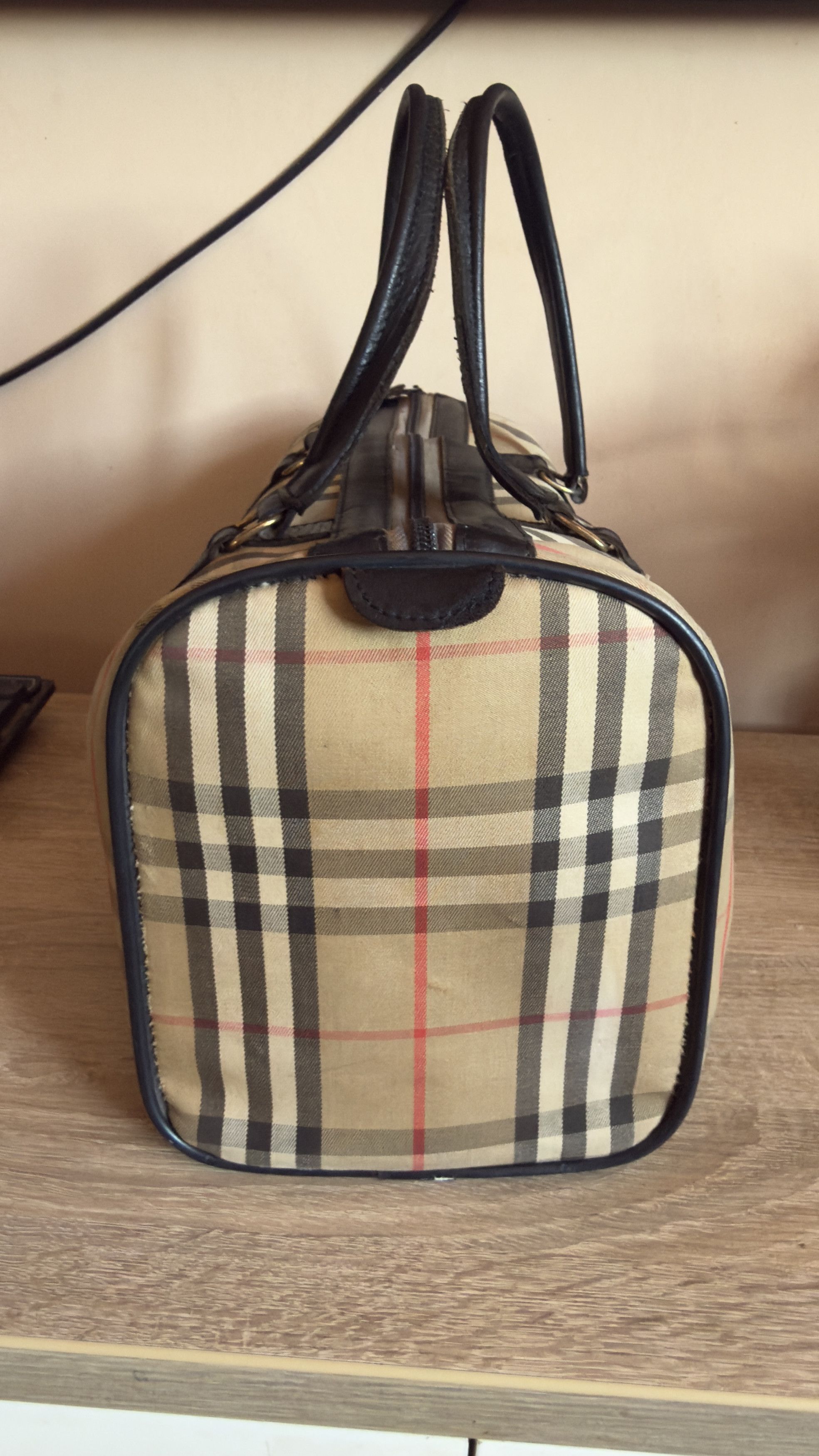 Burberry Vintage 70s Burberry novacheck duffle travel bag Size ONE SIZE - 7 Thumbnail
