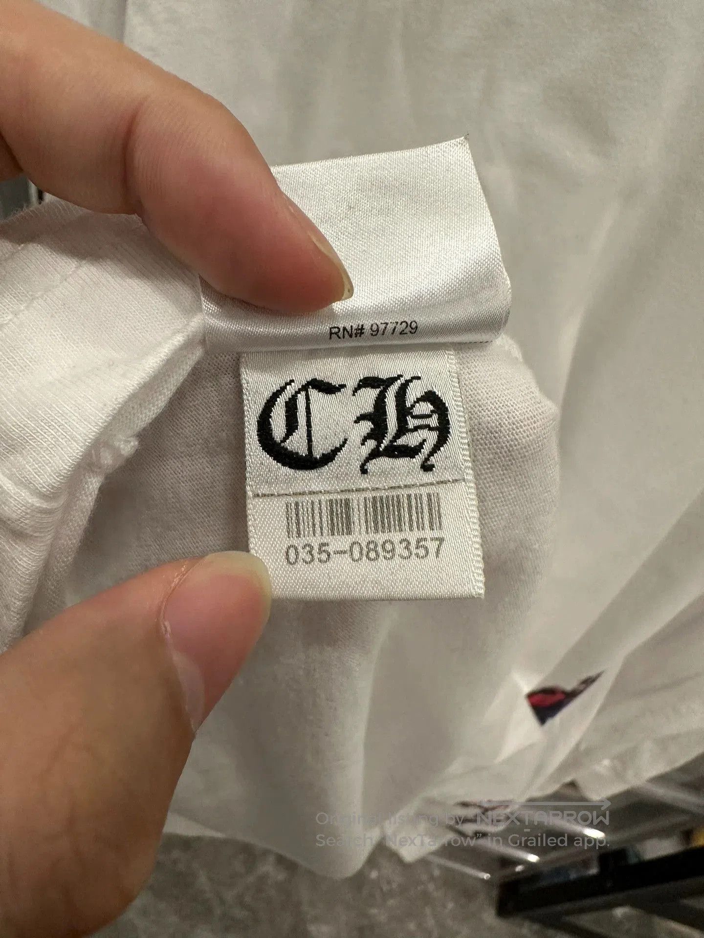 Chrome Hearts chrome hearts foti long sleeve white shirt. Size US XXL / EU 58 / 5 - 10 Thumbnail