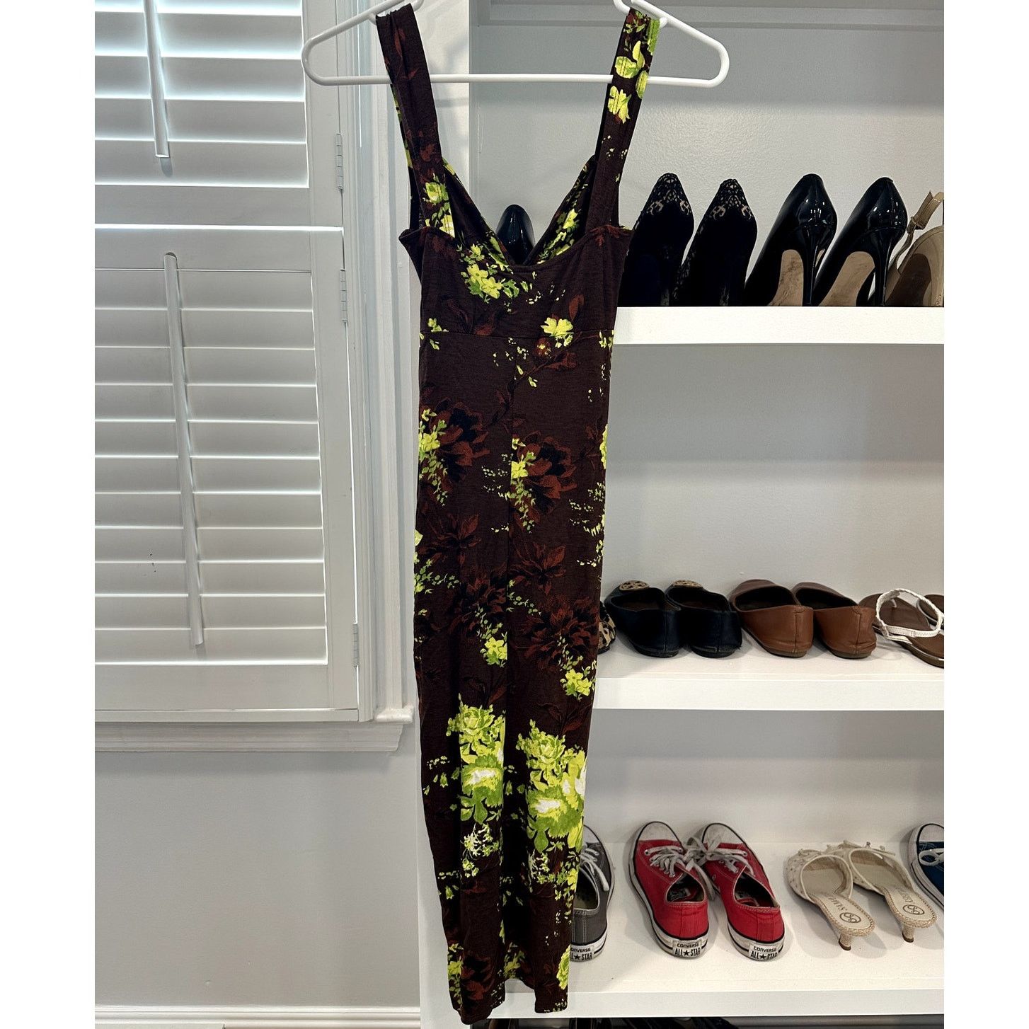 Asos ASOS Petite Corset Button Ruched Midi Dress Floral 2 NWT Size XS / US 0-2 / IT 36-38 - 5 Thumbnail