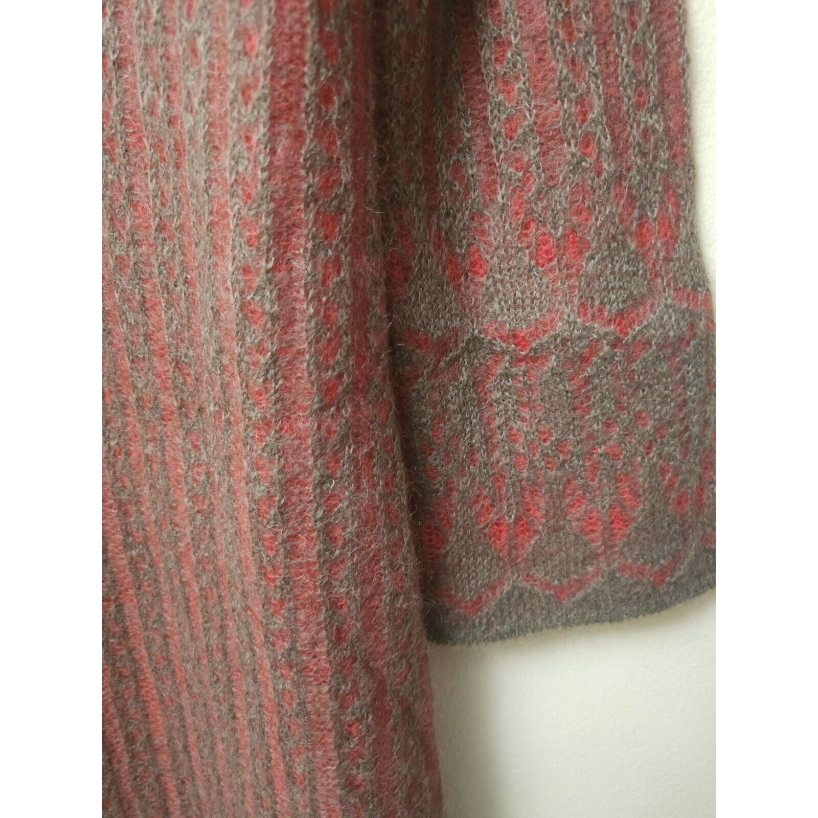 Vintage Gai Mattiolo Mohair Wool Long Cardigan Coat One Size Size ONE SIZE - 6 Thumbnail