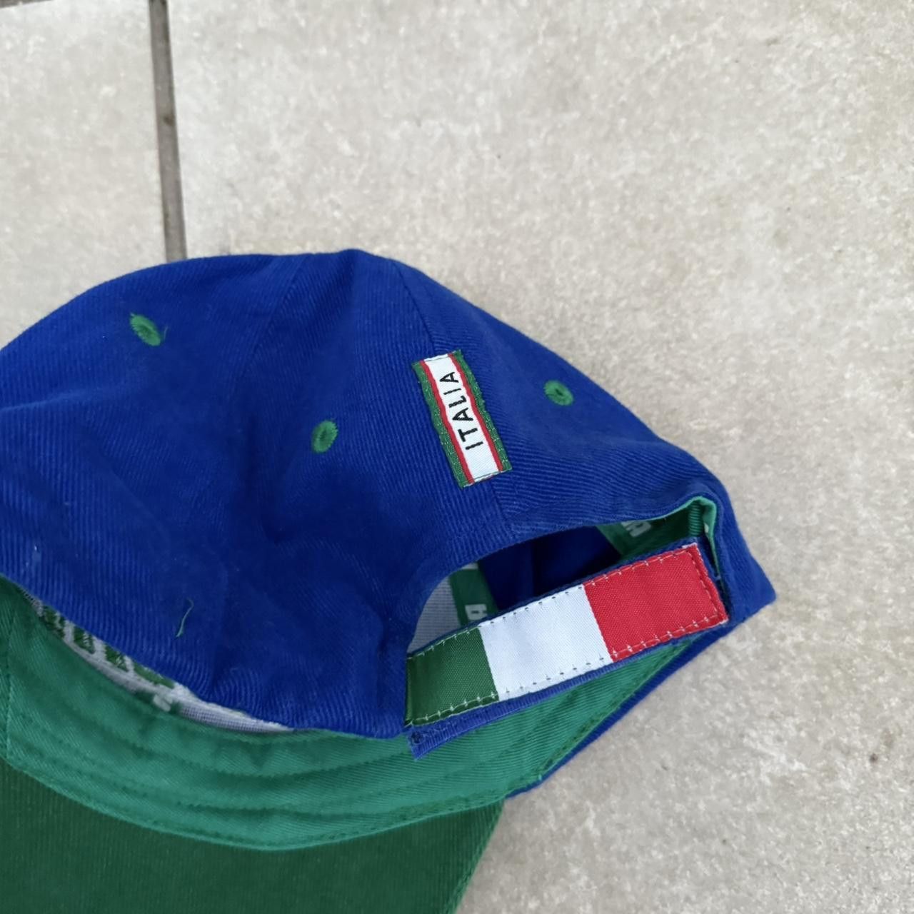 Vintage Italy baseball cap with green and blue details Size ONE SIZE - 4 Thumbnail