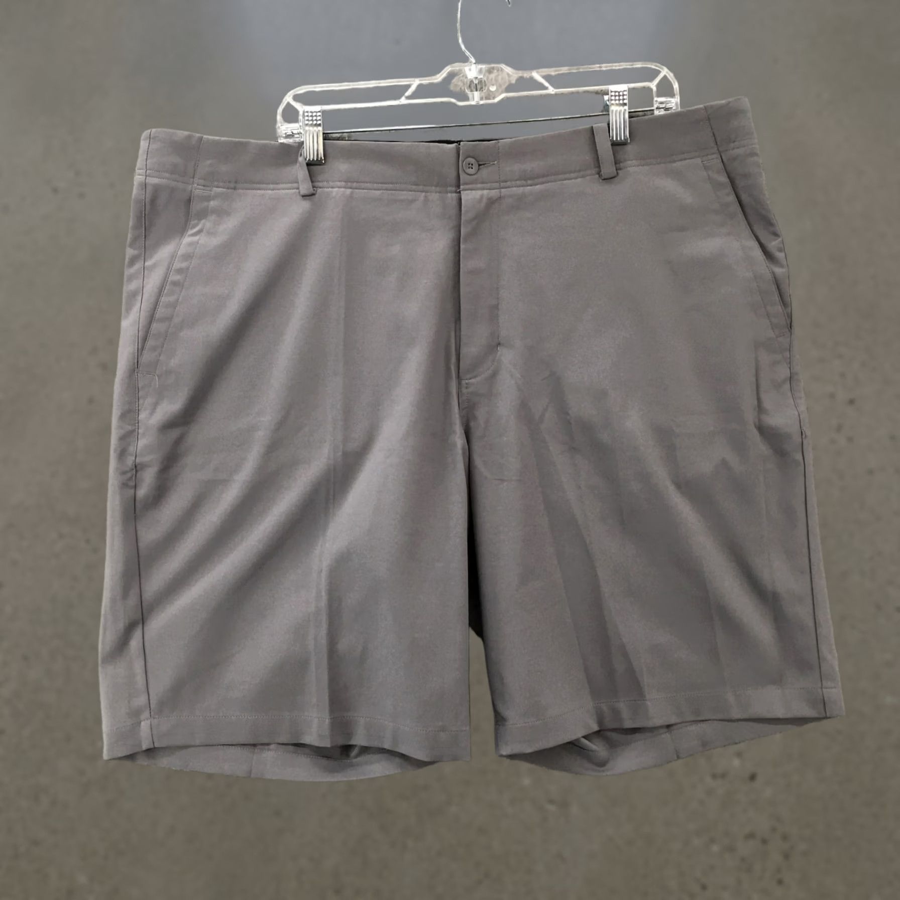 Nike Nike Dri-Fit Chino Shorts Mens 42 Gray Side Pocket Flat Front Zip Size US 42 / EU 58 - 1 Thumbnail