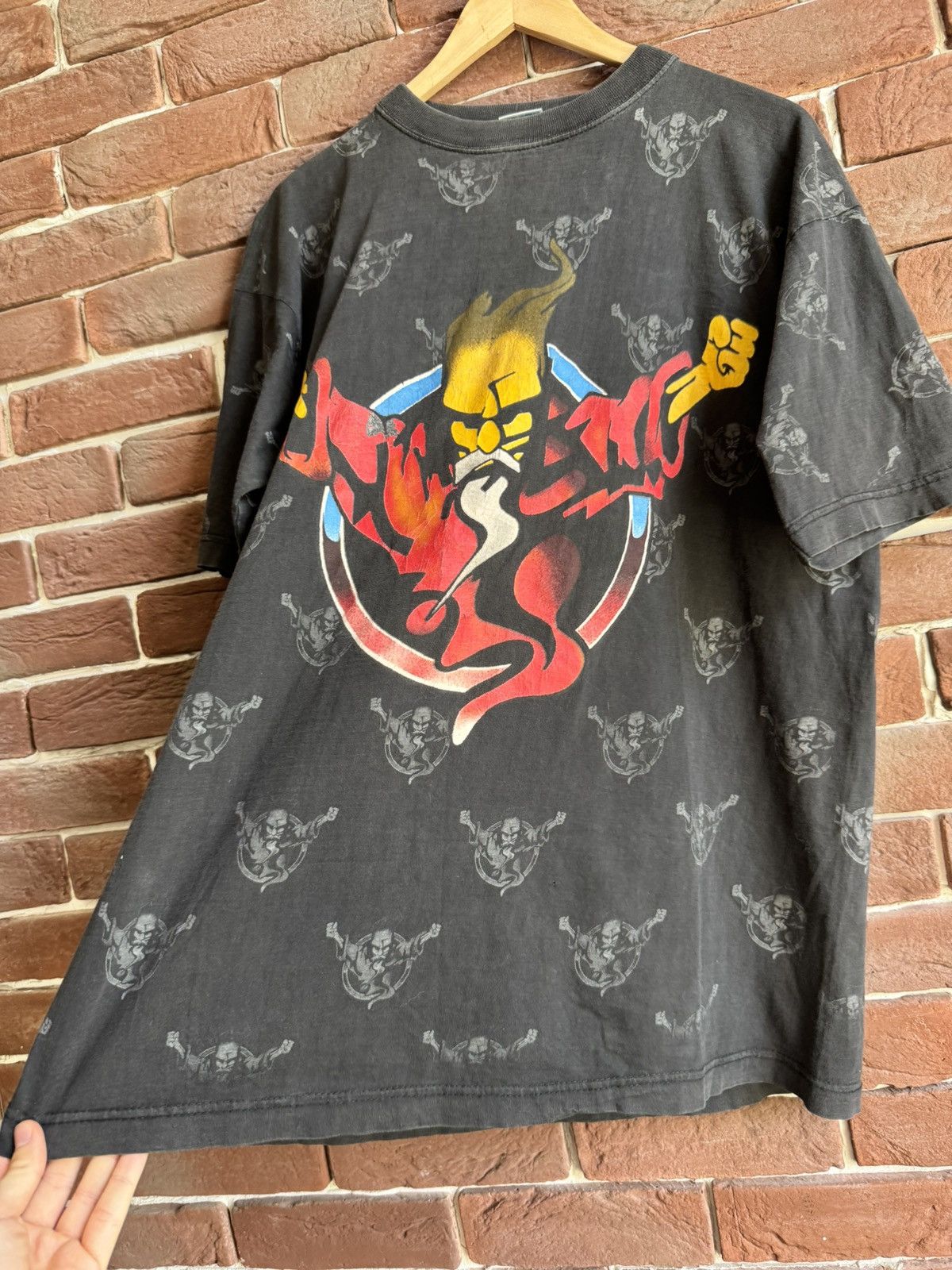 Band Tees Rare Vintage 90s Thunderdome Wizard Gabber Band Tshirt 90s Size US XL / EU 56 / 4 - 8 Thumbnail