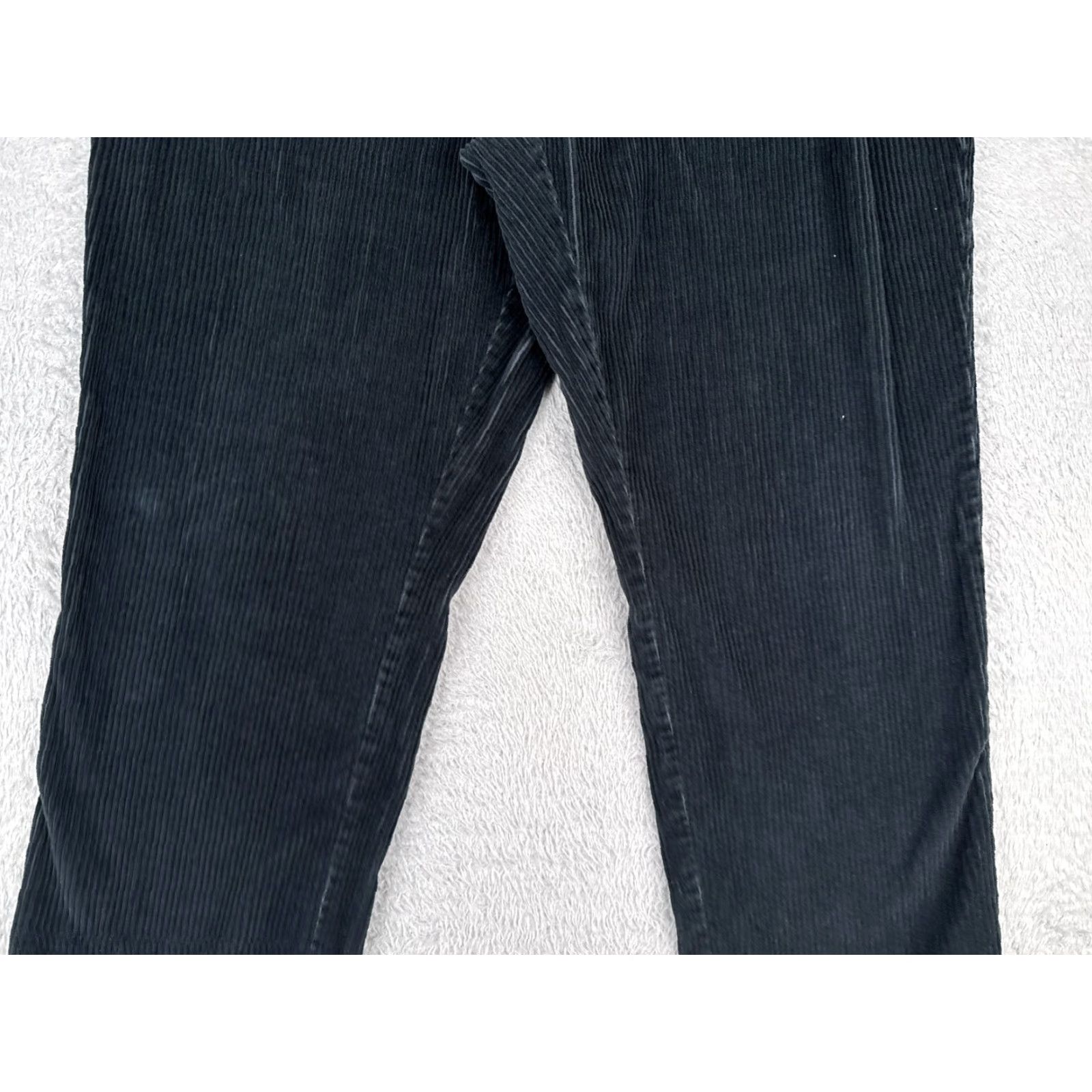 Tommy Hilfiger Tommy Hilfiger Pants Mens 38 Black Corduroy Cotton Straight Leg Zip Fly 38x30 Size US 38 / EU 54 - 3 Thumbnail