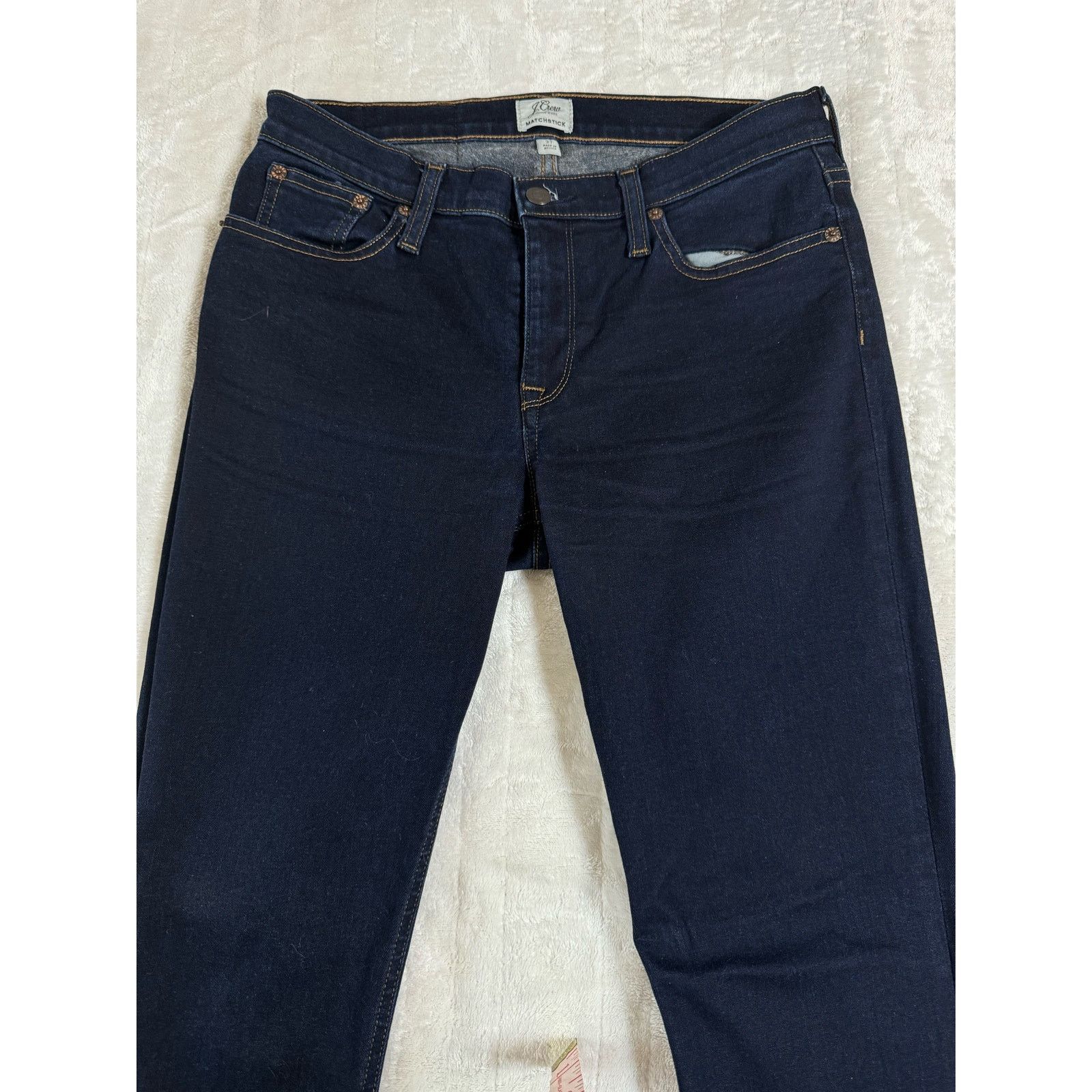 J.Crew J.Crew Matchstick Classic Jean Dark Wash Slim Classic Rinse Size 27" / US 4 / IT 40 - 1 Thumbnail