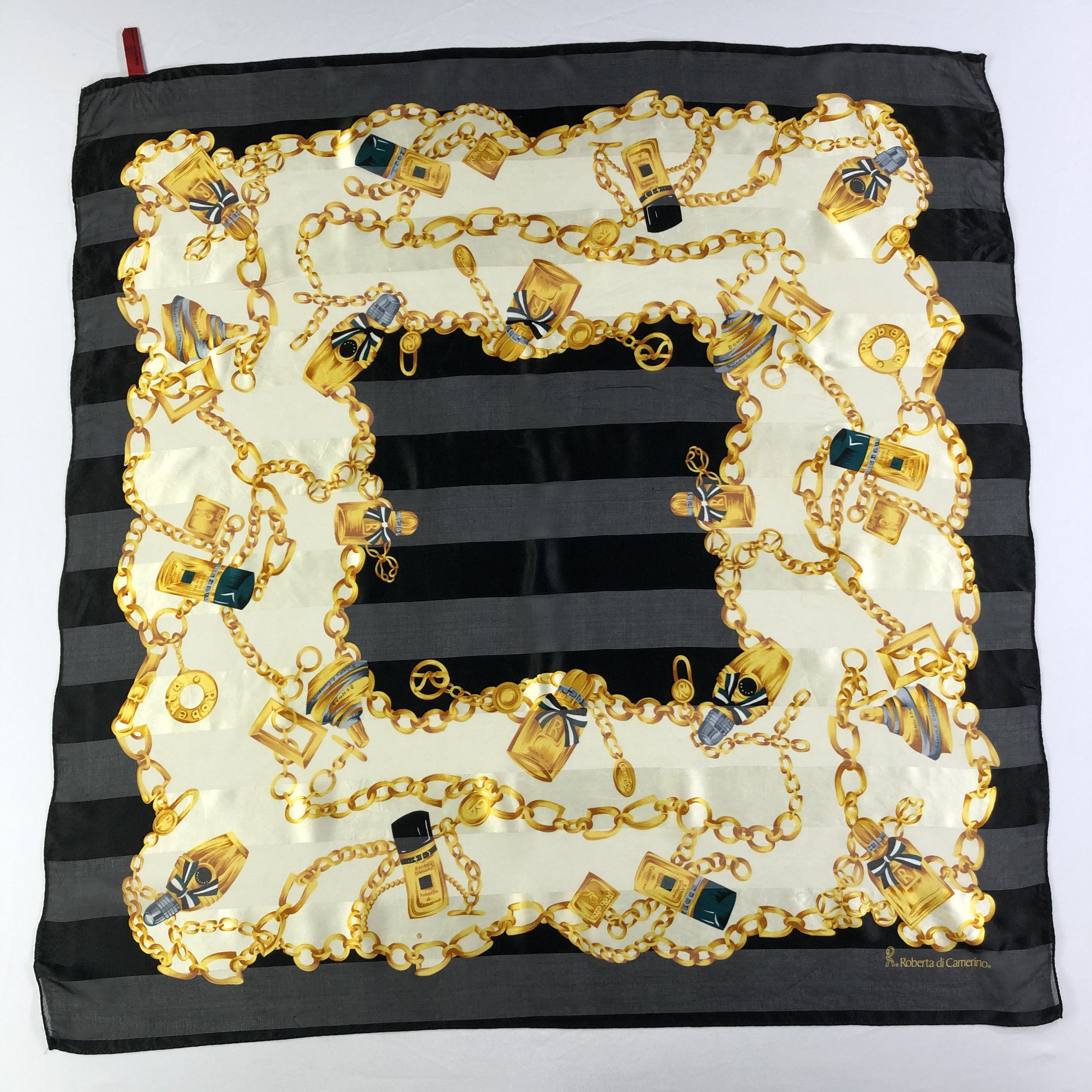 Roberta di Camerino Vintage Roberta Di Camerino Silk Scarf Size ONE SIZE - 2 Thumbnail
