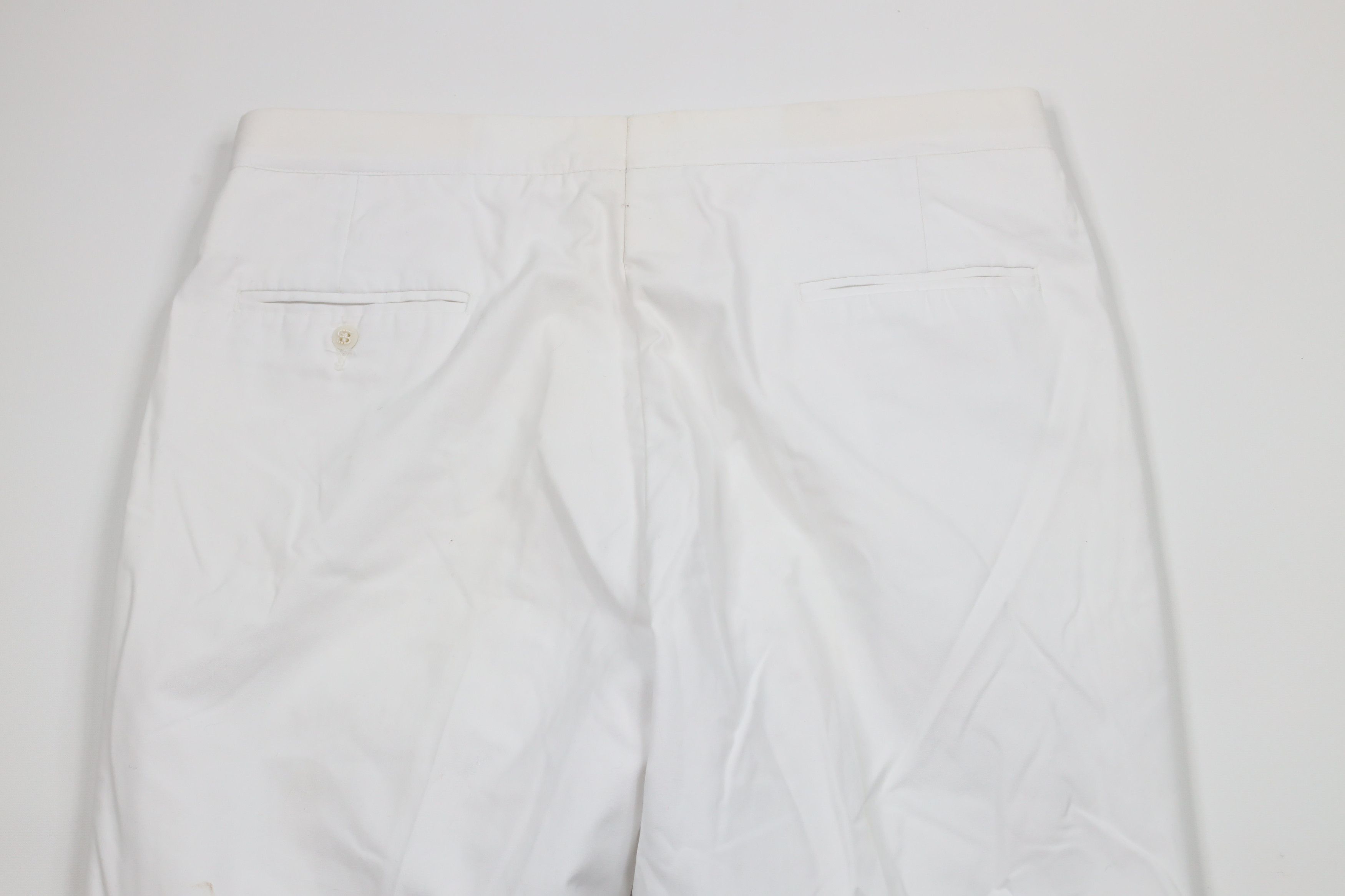 Vintage Vintage 70s Streetwear Flared Wide Leg Chino Pants White USA Size US 36 / EU 52 - 11 Thumbnail