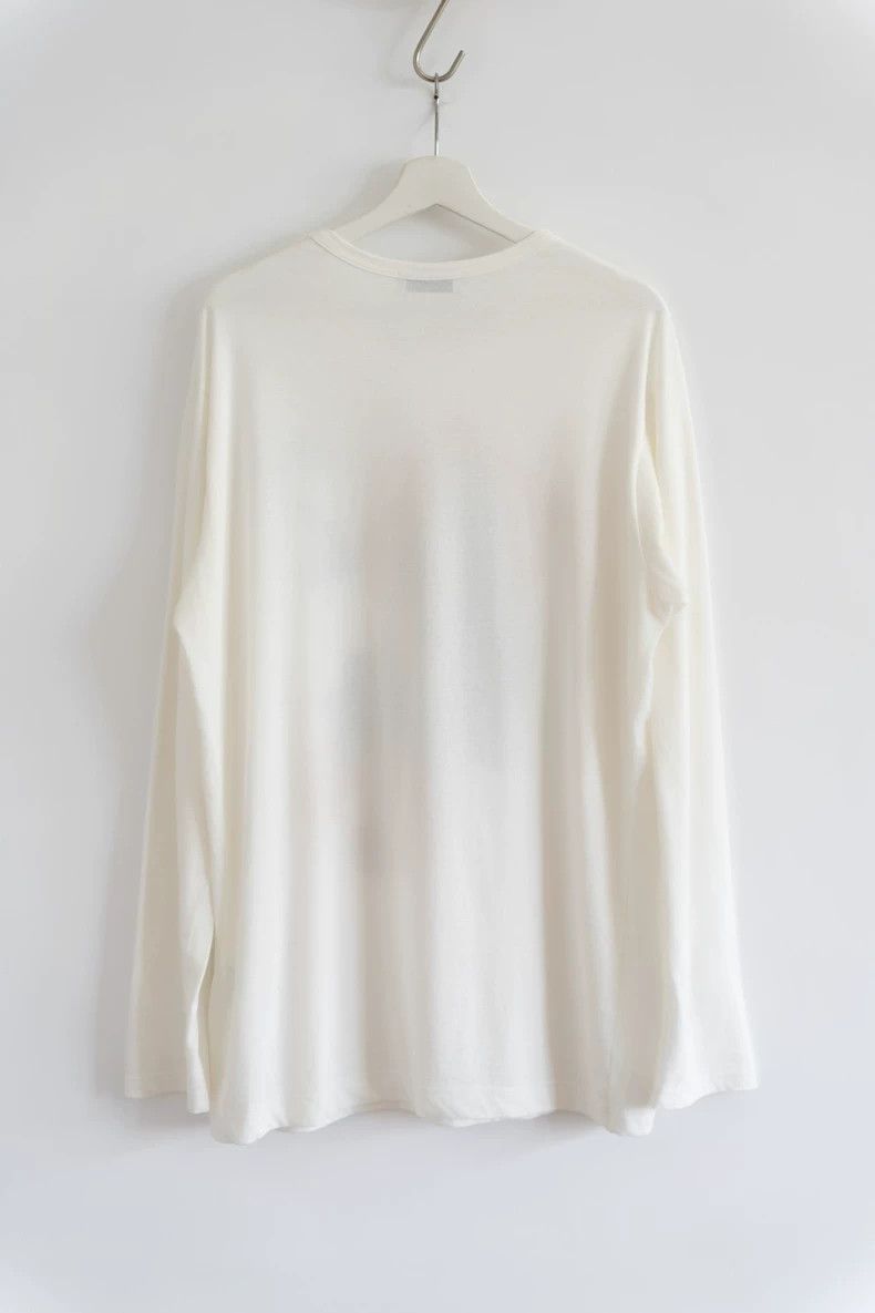 Yohji Yamamoto Yohji Yamamoto24ss Poker Printed Long Sleeve T-Shirt 2502-N Size US L / EU 52-54 / 3 - 2 Thumbnail
