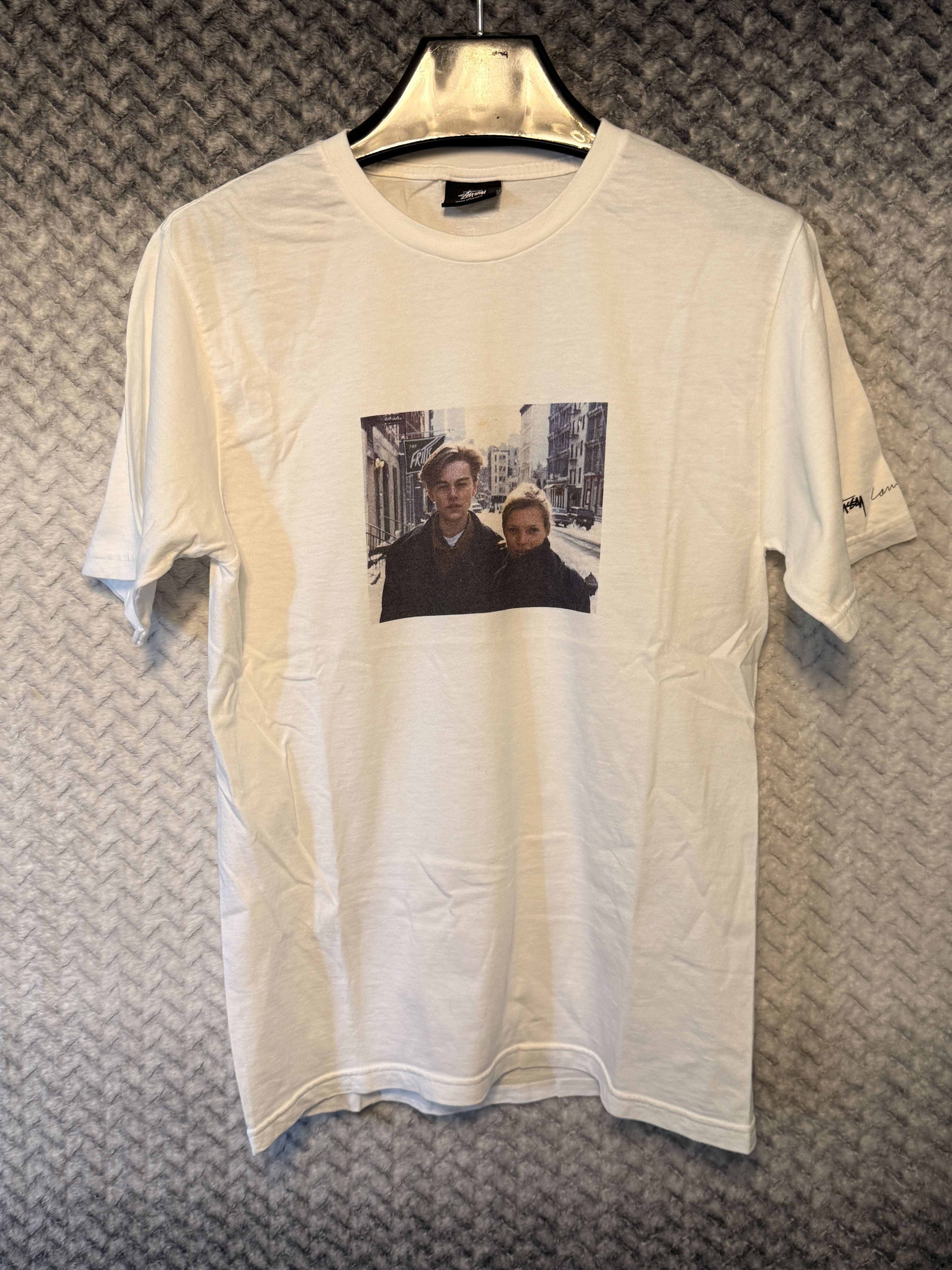 Stussy Larry Clark 1993 photo Leonardo DiCaprio & Kate Moss Size US S / EU 44-46 / 1 - 1 Thumbnail