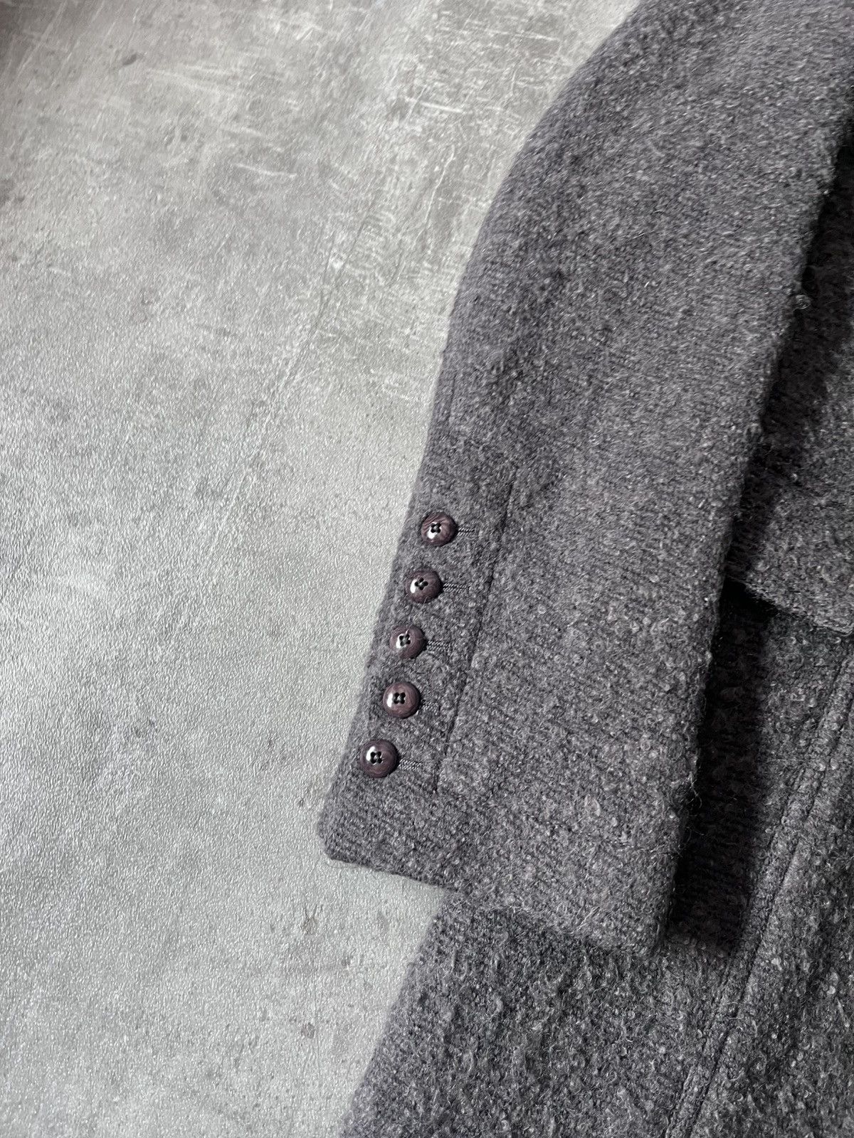 Rick Owens Rick Owens A/W 2015 grey coat wool mohair Size US M / EU 48-50 / 2 - 5 Thumbnail