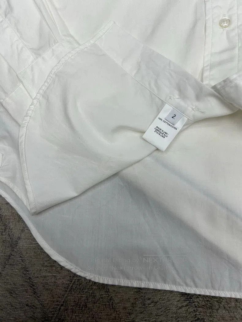Thom Browne Thom Browne 24SS Ribbon White Shirt. Size US S / EU 44-46 / 1 - 7 Thumbnail