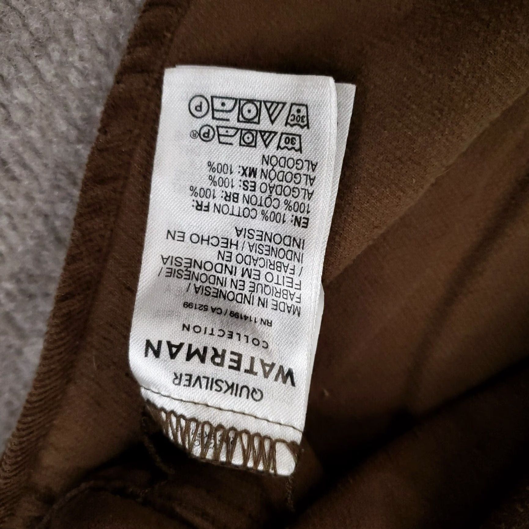 Quiksilver Quiksilver Waterman Button-Up Shirt Men XL Brown Corduroy Long Sleeve Casual Travel Size US XL / EU 56 / 4 - 7 Thumbnail