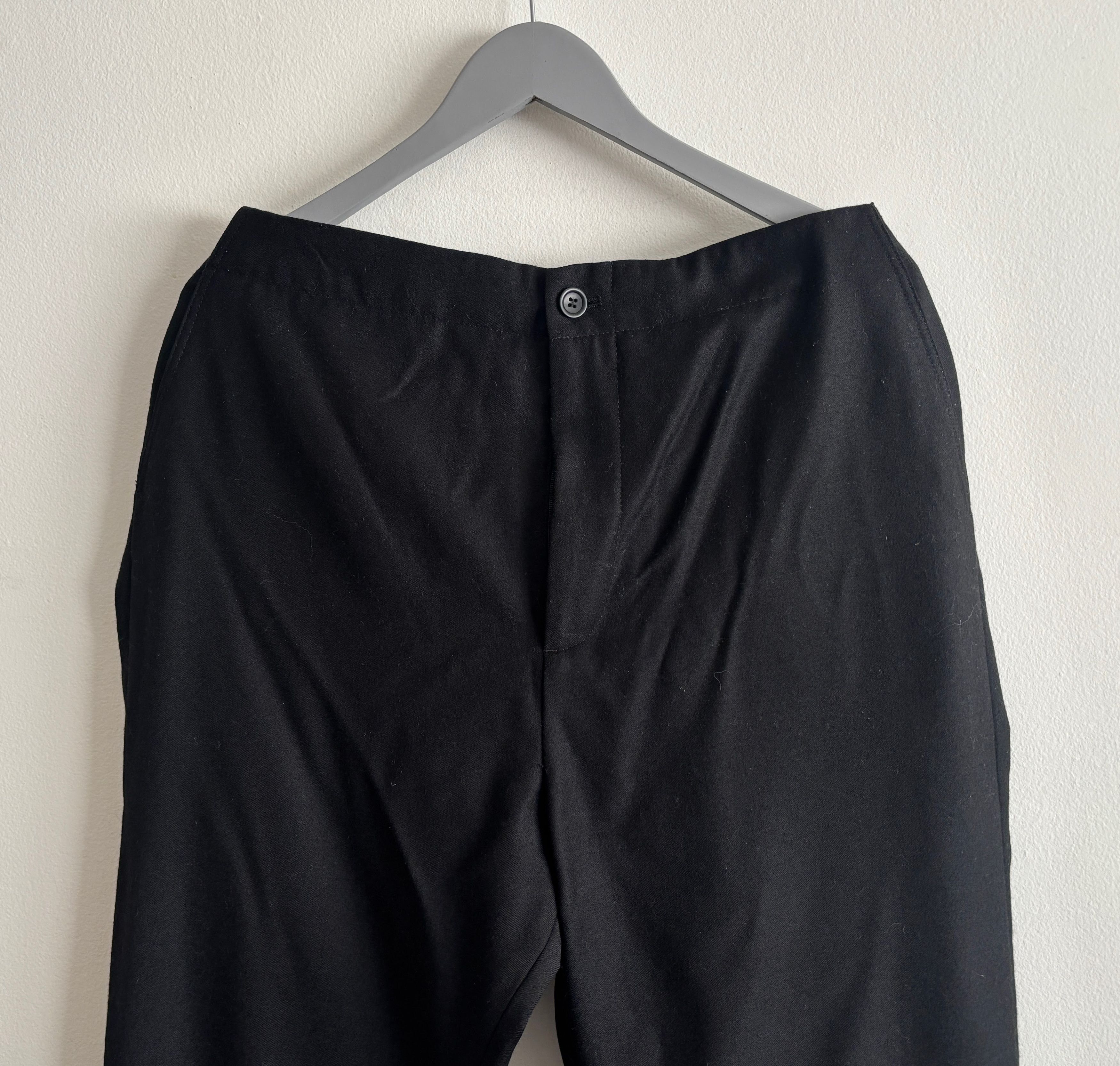 Acne Studios $315 Black Wool Drawstring Hem Lounge Pants -38 Size US 38 / EU 54 - 2 Thumbnail