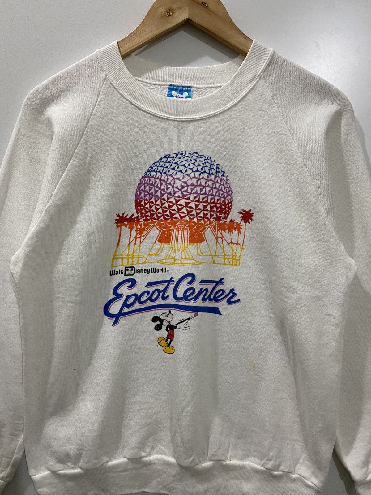 Vintage VTG Walt Disney World Epcot Center sweatshirt Size US M / EU 48-50 / 2 - 2 Thumbnail