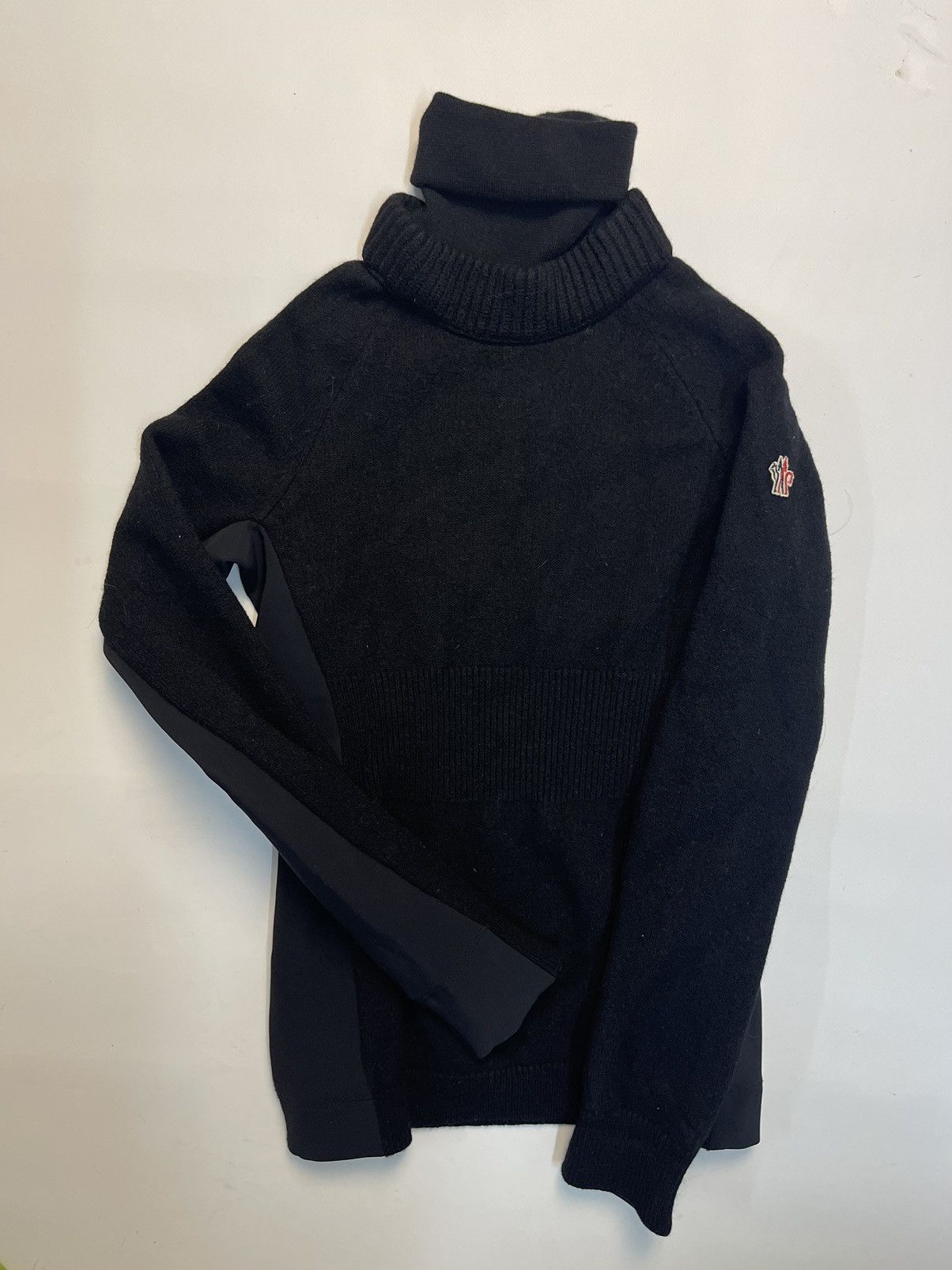 image of Moncler Grenoble Ciclista Tricot Sweater in Black, Women's (Size Small)