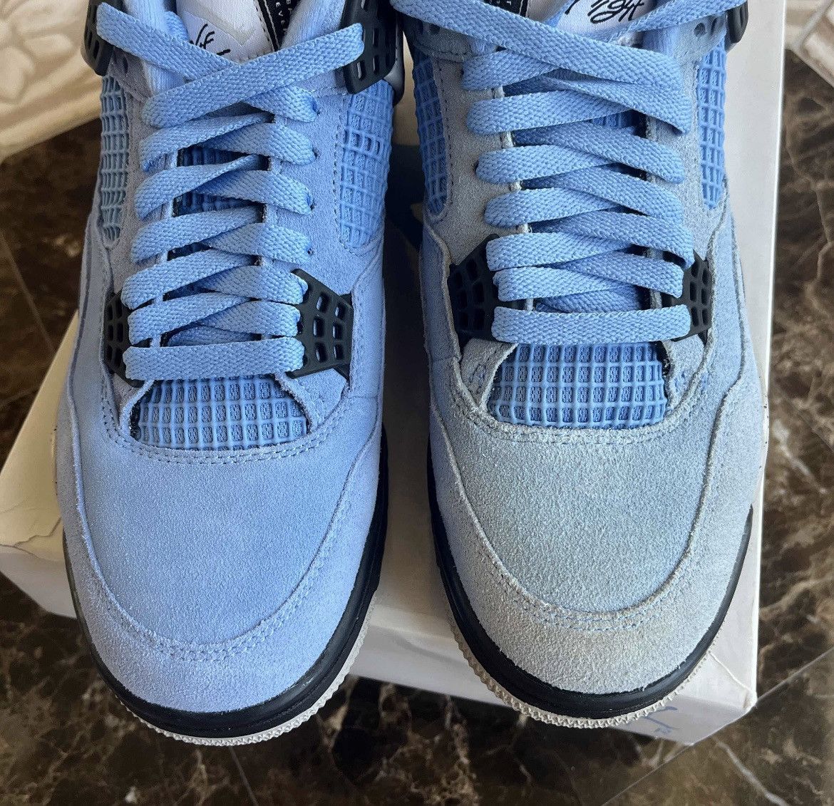 Jordan Brand Air Jordan 4 Retro “University Blue” size 8.5 READ BELOW Size US 8.5 / EU 41-42 - 9 Thumbnail