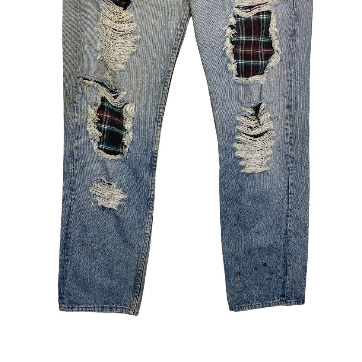 Levi's Levis Kurt Cobain Grunge Ripped Jean Button Fly Size US 30 / EU 46 - 4 Thumbnail